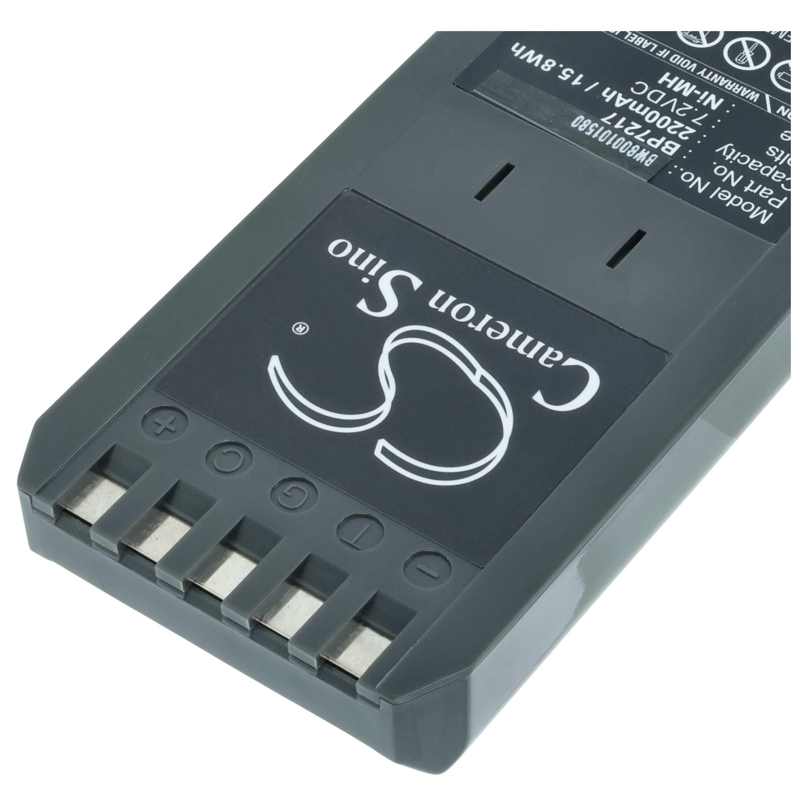 Batería reemplaza Fluke BP7217 para dispositivo medición (2200 mAh, 7,2 V, NiMH)