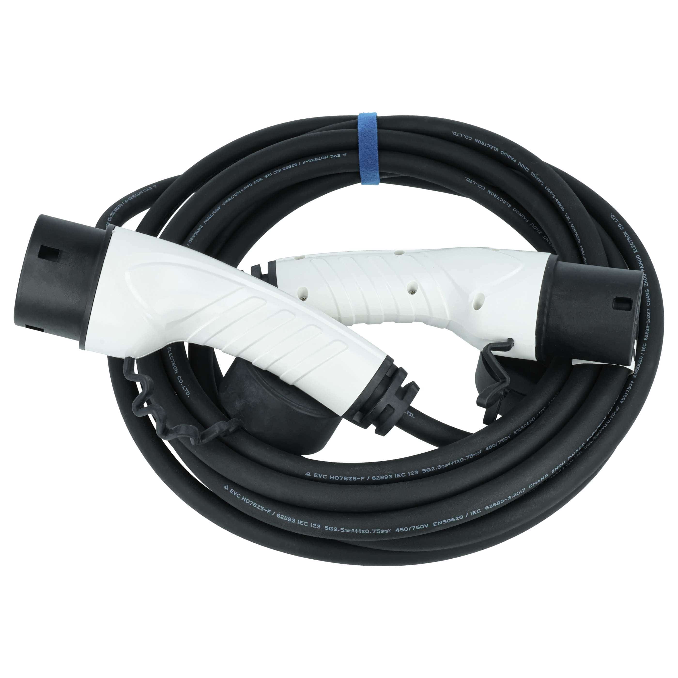 Charging Cable - Type 2 to Type 2 Cable, 3-phase, 16 A, 11 kW, 7 m