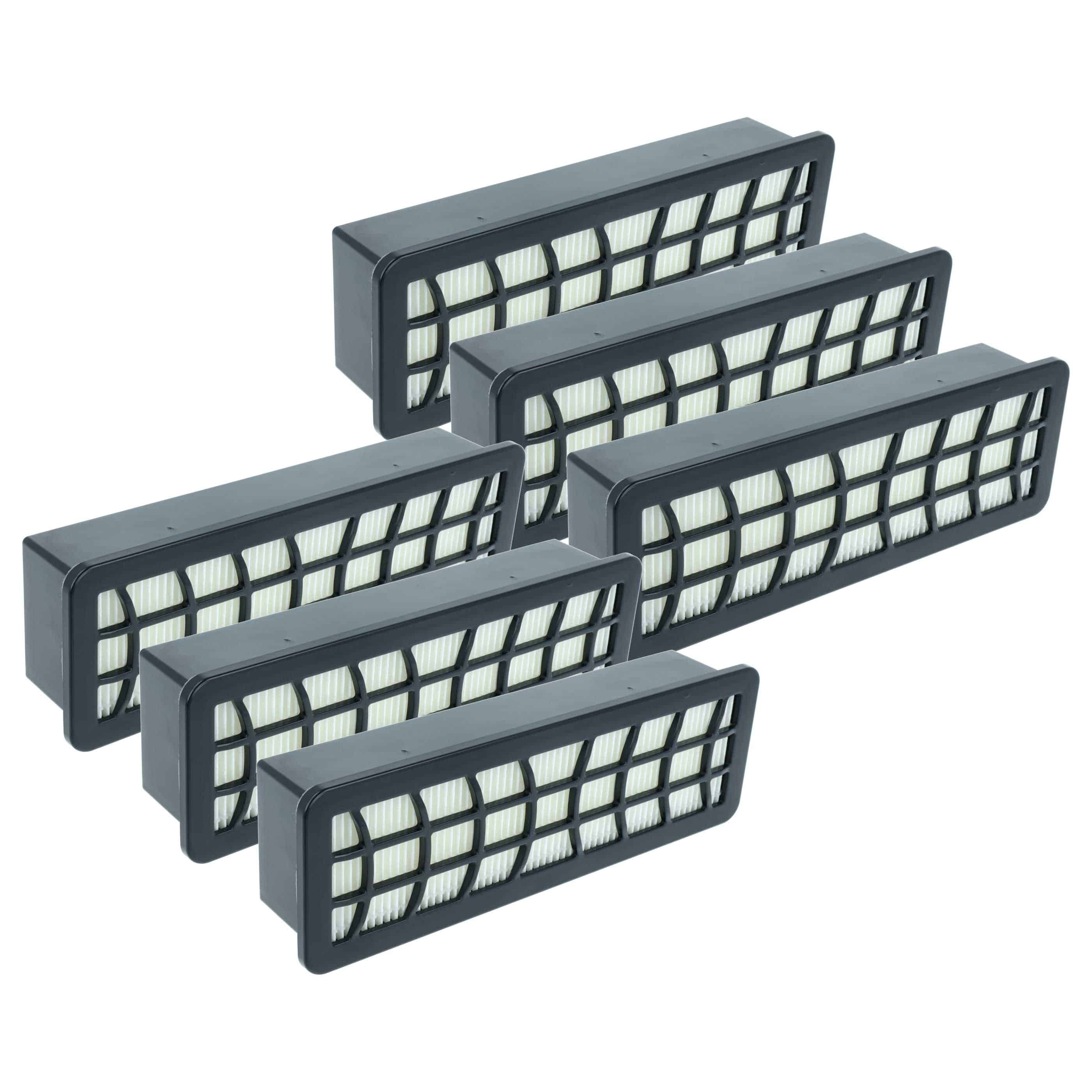 6x Filter replaces Bosch 632555, 00794784 for Bosch Vacuum Cleaner, filter class H10