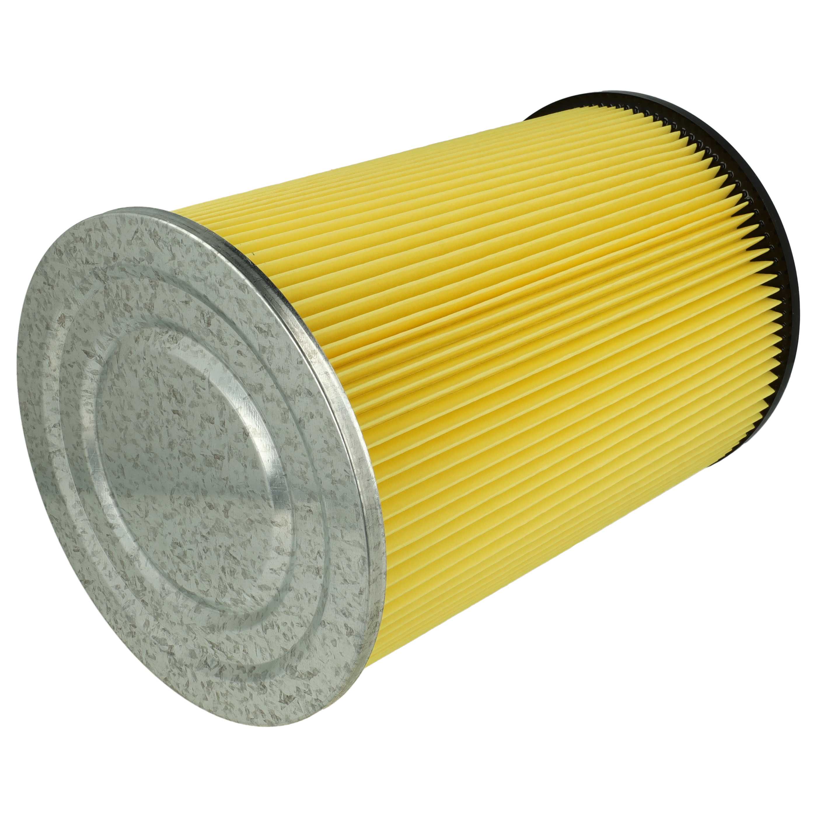 4x Filtercartridge filter replaces Thomas 195118, 787115 for Thomas Vacuum Cleaner, black / yellow