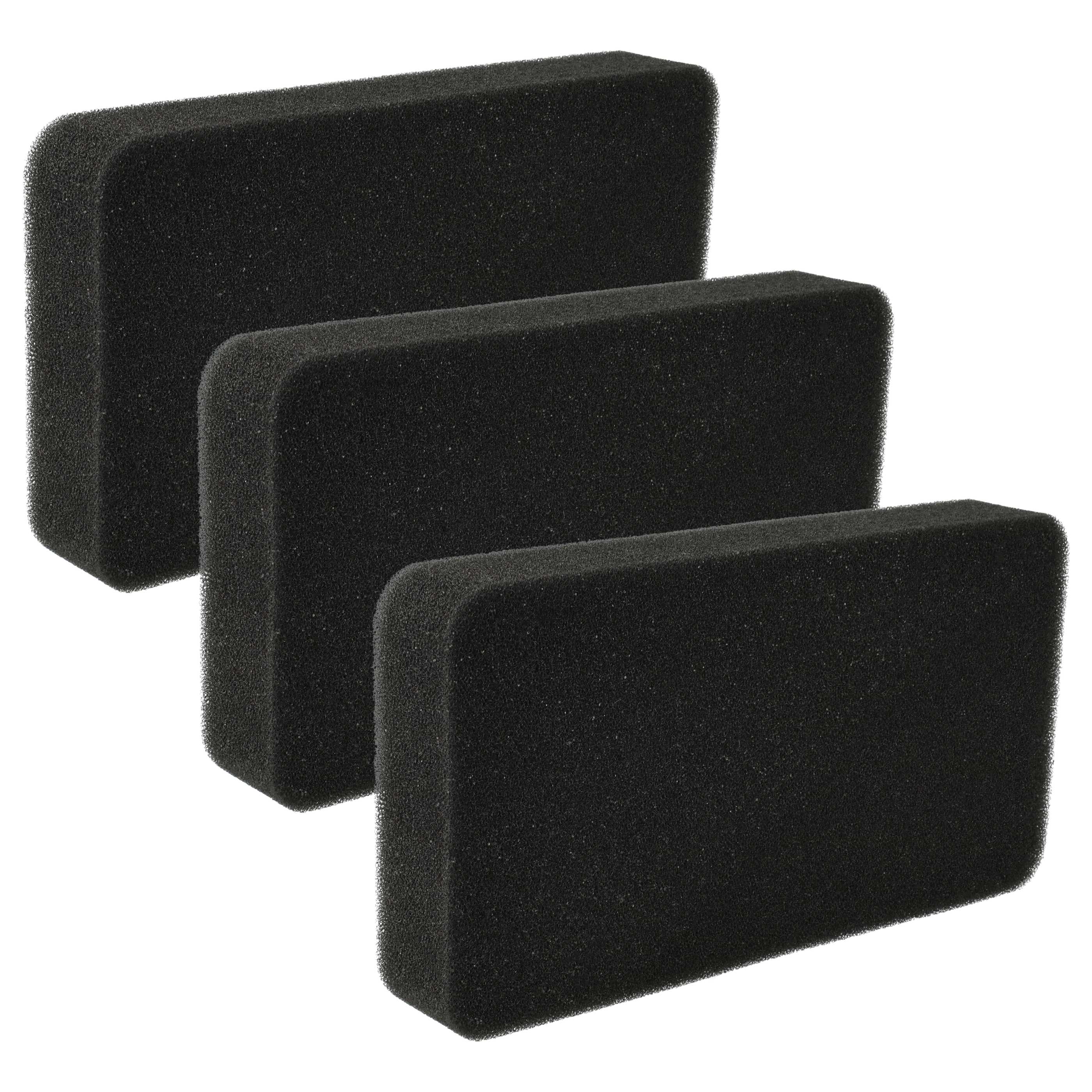 3x foam filter replaces Rowenta RS-RT3184 for Rowenta Vacuum Cleaner
