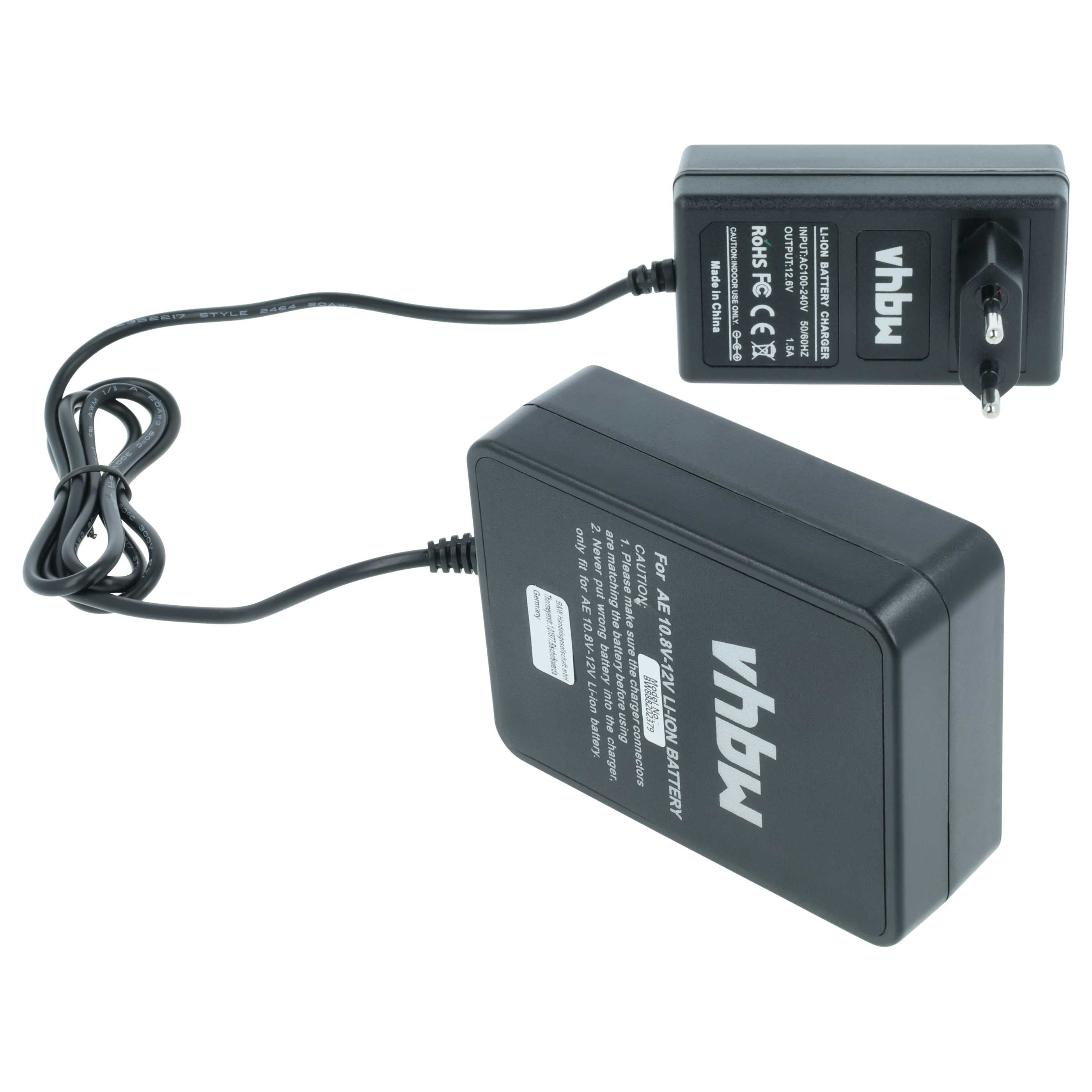 Caricabatterie per batterie utensile Ryobi, AEG BID-1201 - Li-Ion, 1,5A
