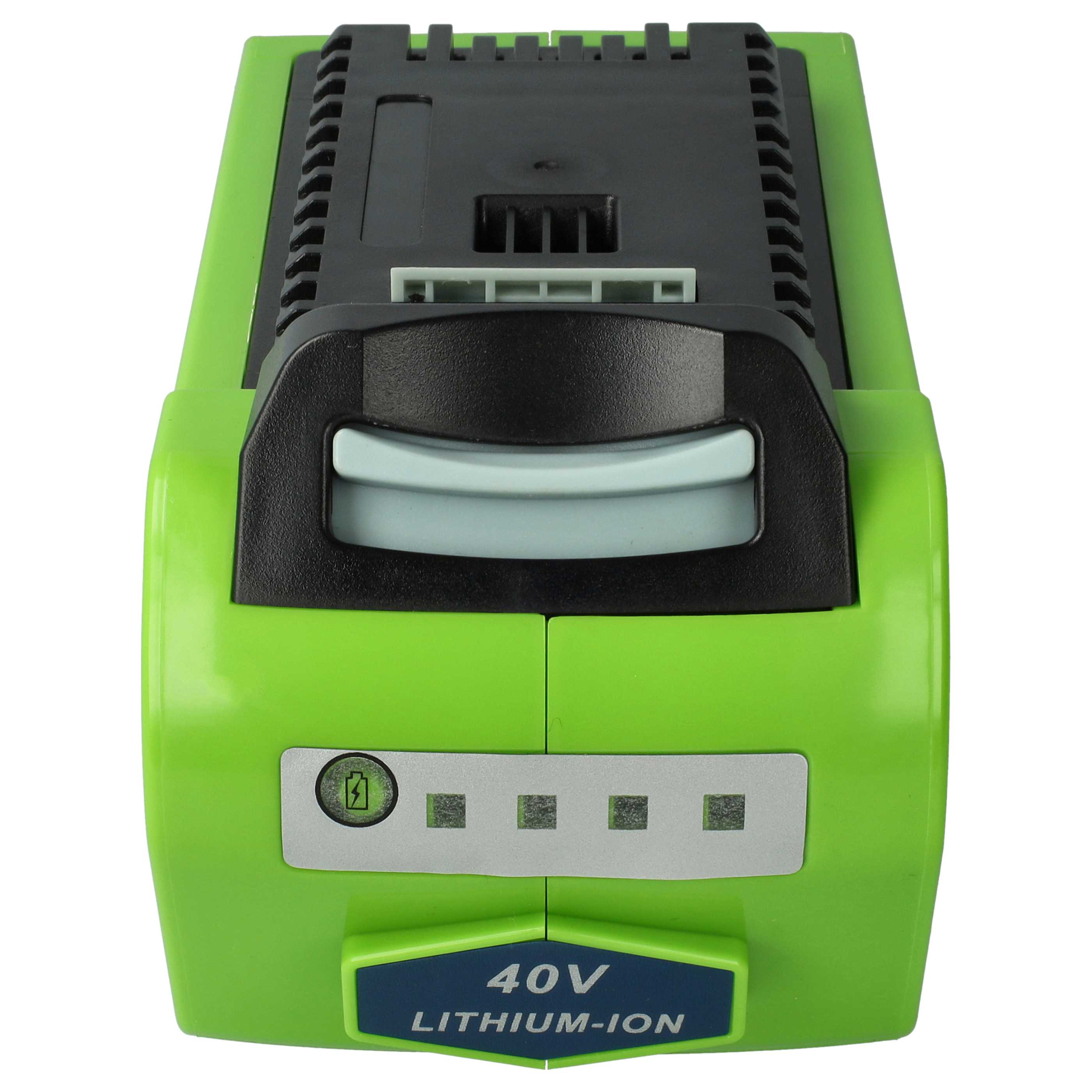 Battery replaces Cramer 40V220, 40V110 - 5 Ah 40 V Li-Ion, black / green