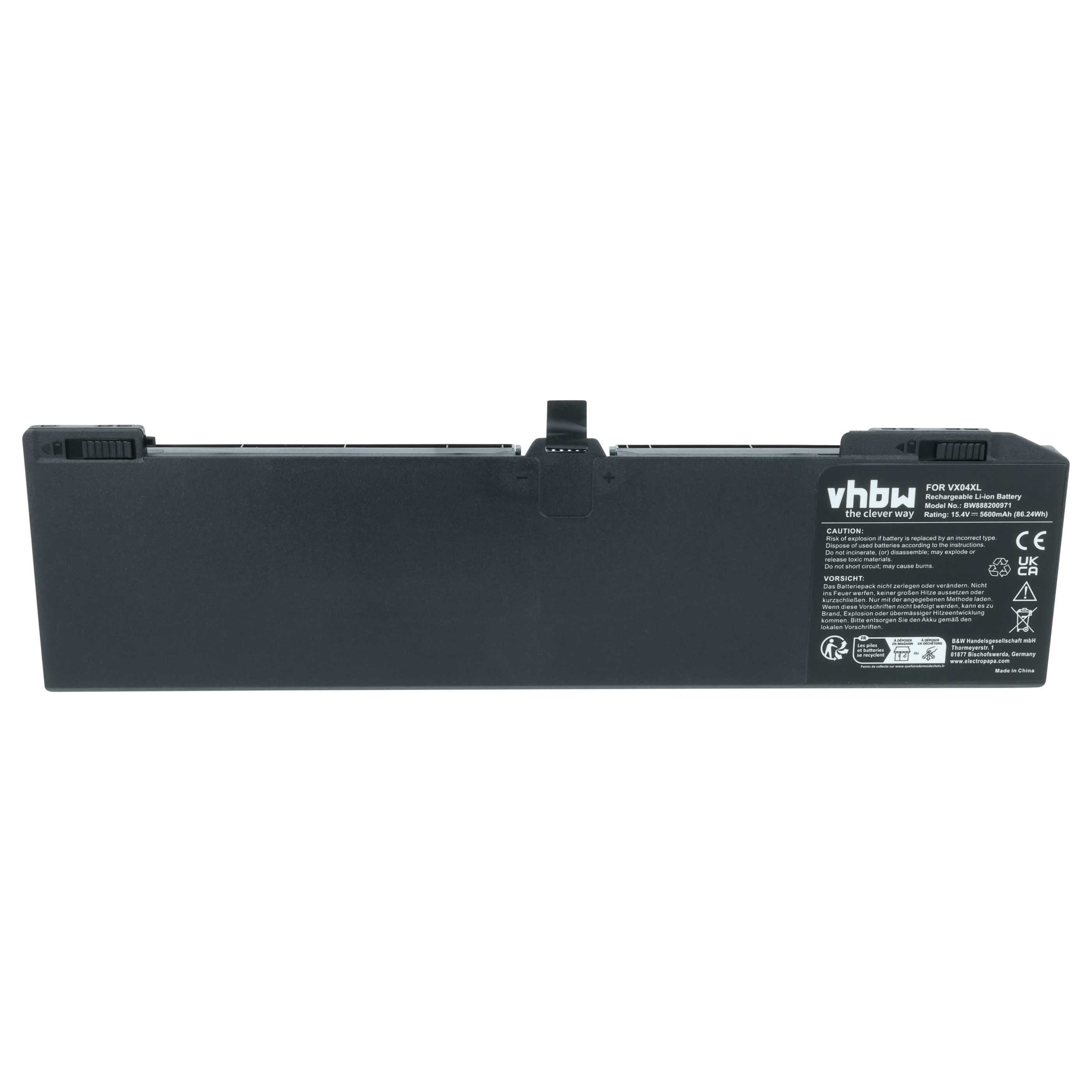 Akumulator do laptopa zamiennik HP 4ME79AA, HSN-Q13C, HSTNNIB8F, HSNQ13C - 5600 mAh 15,4 V Li-Ion, czarny