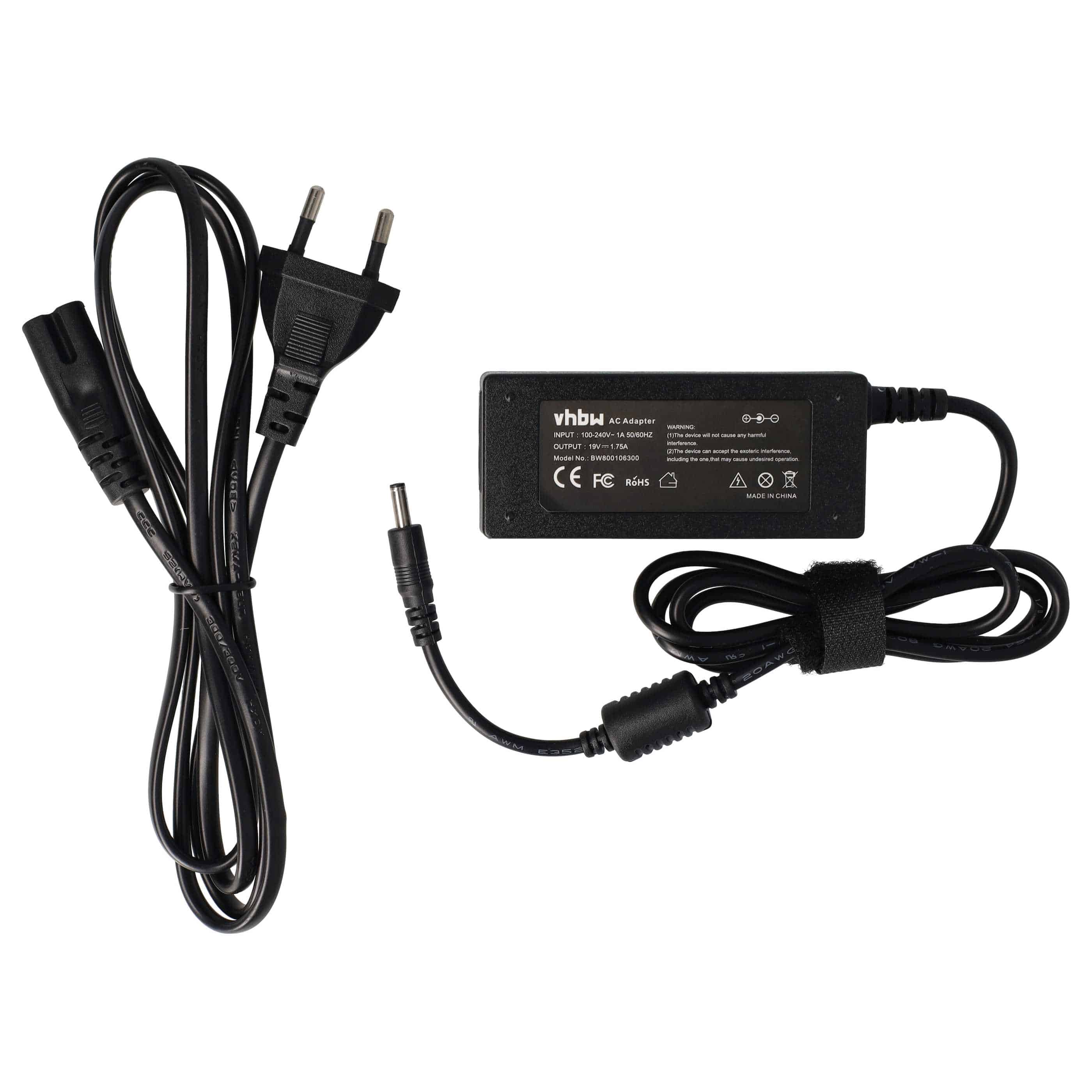 Mains Power Adapter replaces Asus ADP-45AW for AsusNotebook, 33 W