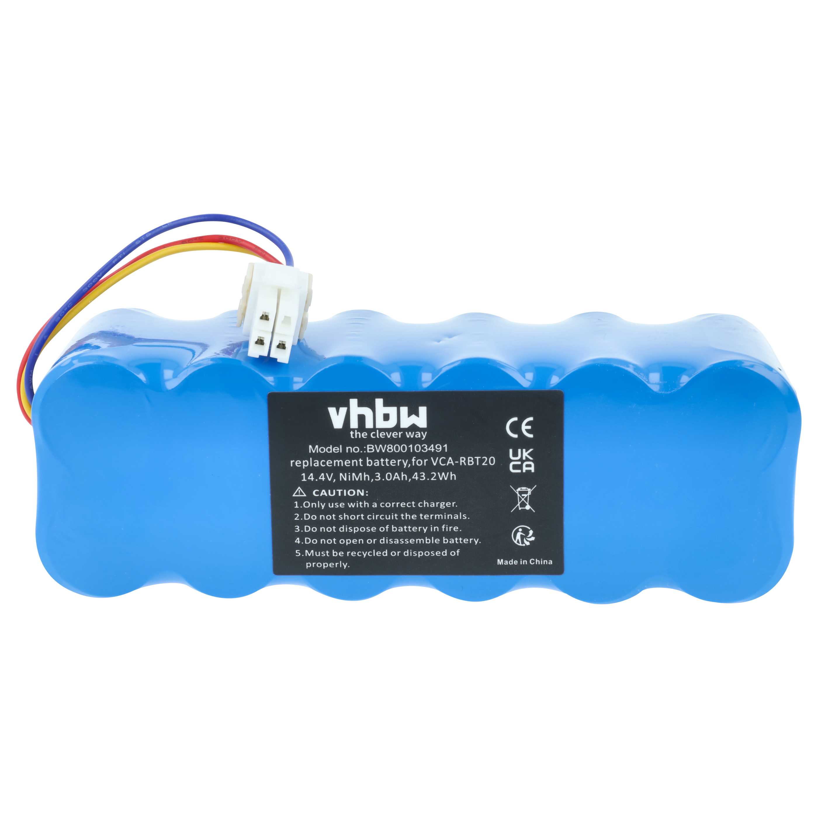 Batteria sostituisce Samsung AP5576883, DJ63-01050A, AP5579205 per robot aspiratore - 3000mAh 14,4V NiMH