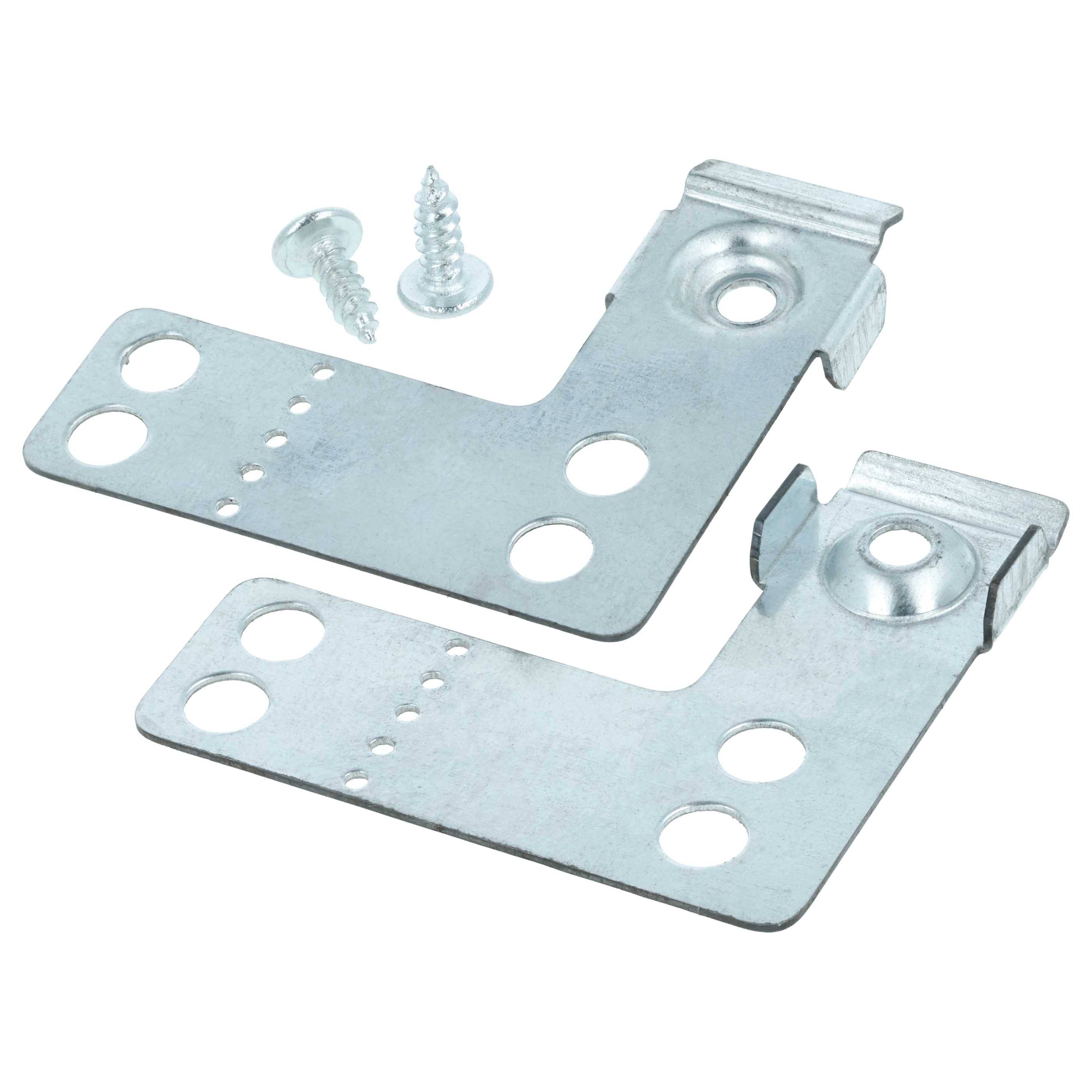 2 Part Angle Bracket Set for Bosch Siemens Dishwasher Replaces 00622622 - Fixing Bracket Left Right
