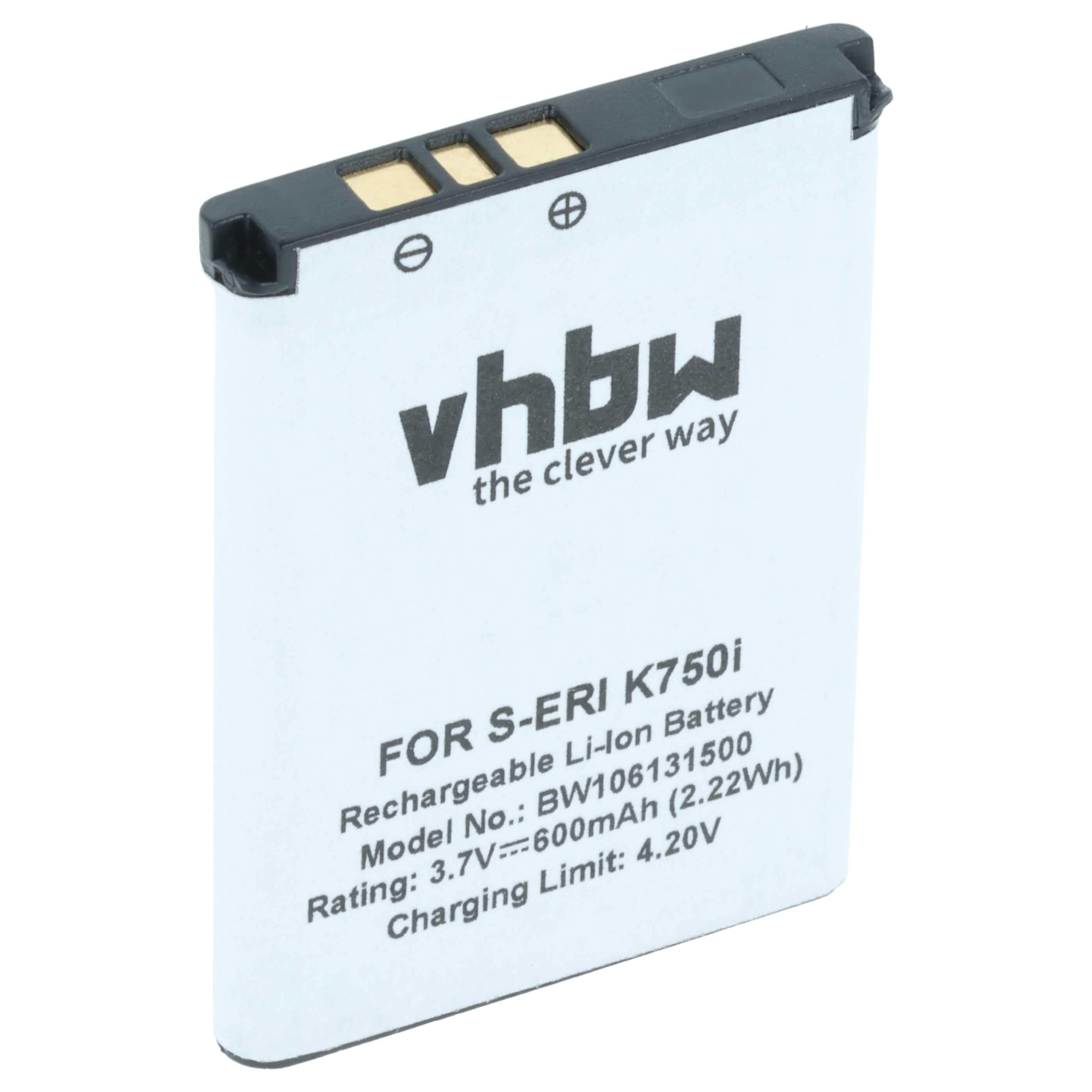 Akumulator do telefonu smartfona zamiennik Sony-Ericsson BST-37 - 600 mAh 3,7 V Li-Ion