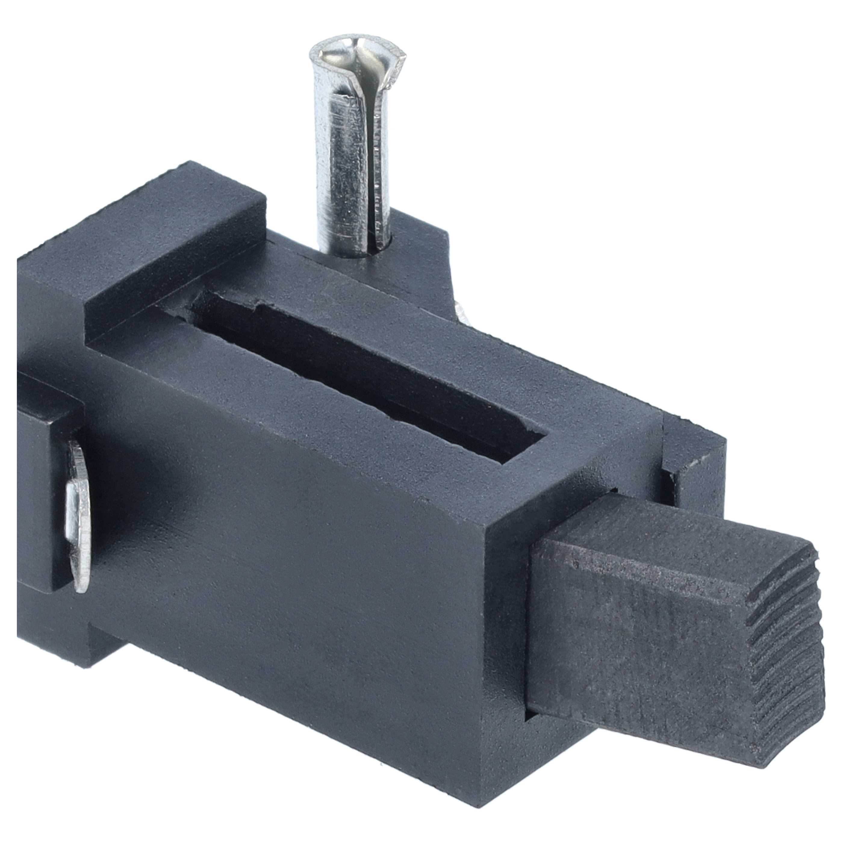 2x Kohlebürste als Ersatz für Bosch 2610992427, 2610993157 für Elektrowerkzeug - 9,67 x 9,5 x 6,3mm