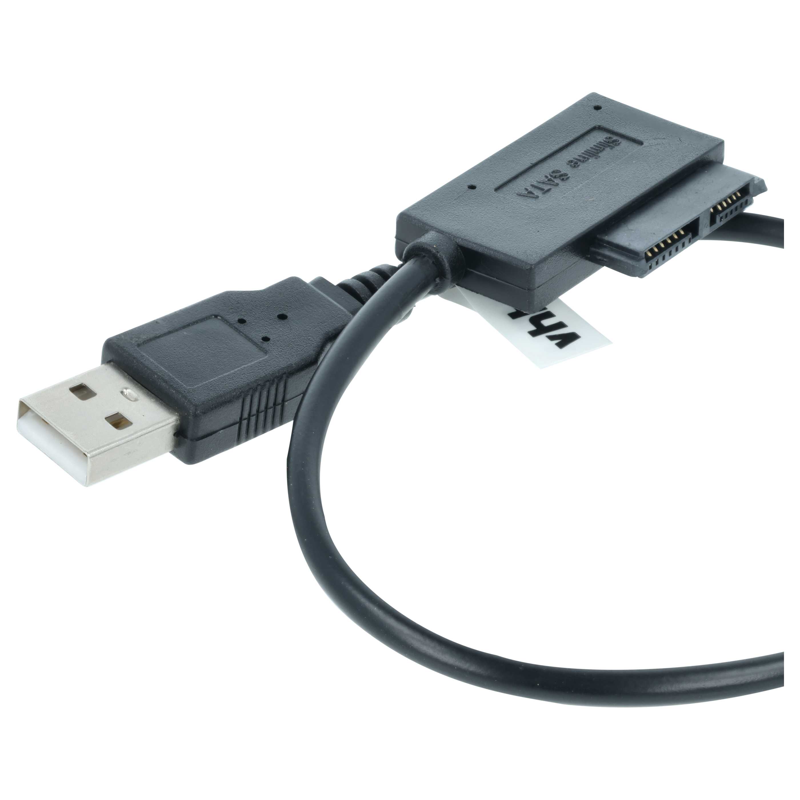 Cable adaptador de Slimline SATA II de 13 pines a USB para unidades de CD/DVD y discos duros - SATA a USB