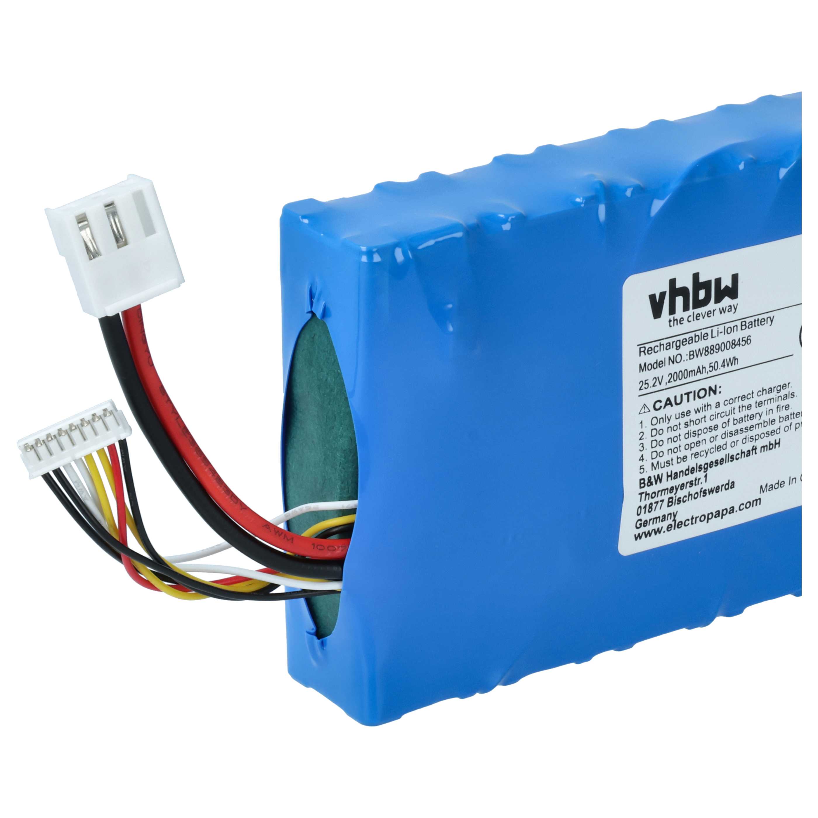 Batterie pour aspirateur Grundig, Eureka, Beko, Midea - 2000mAh 25,2V Li-ion