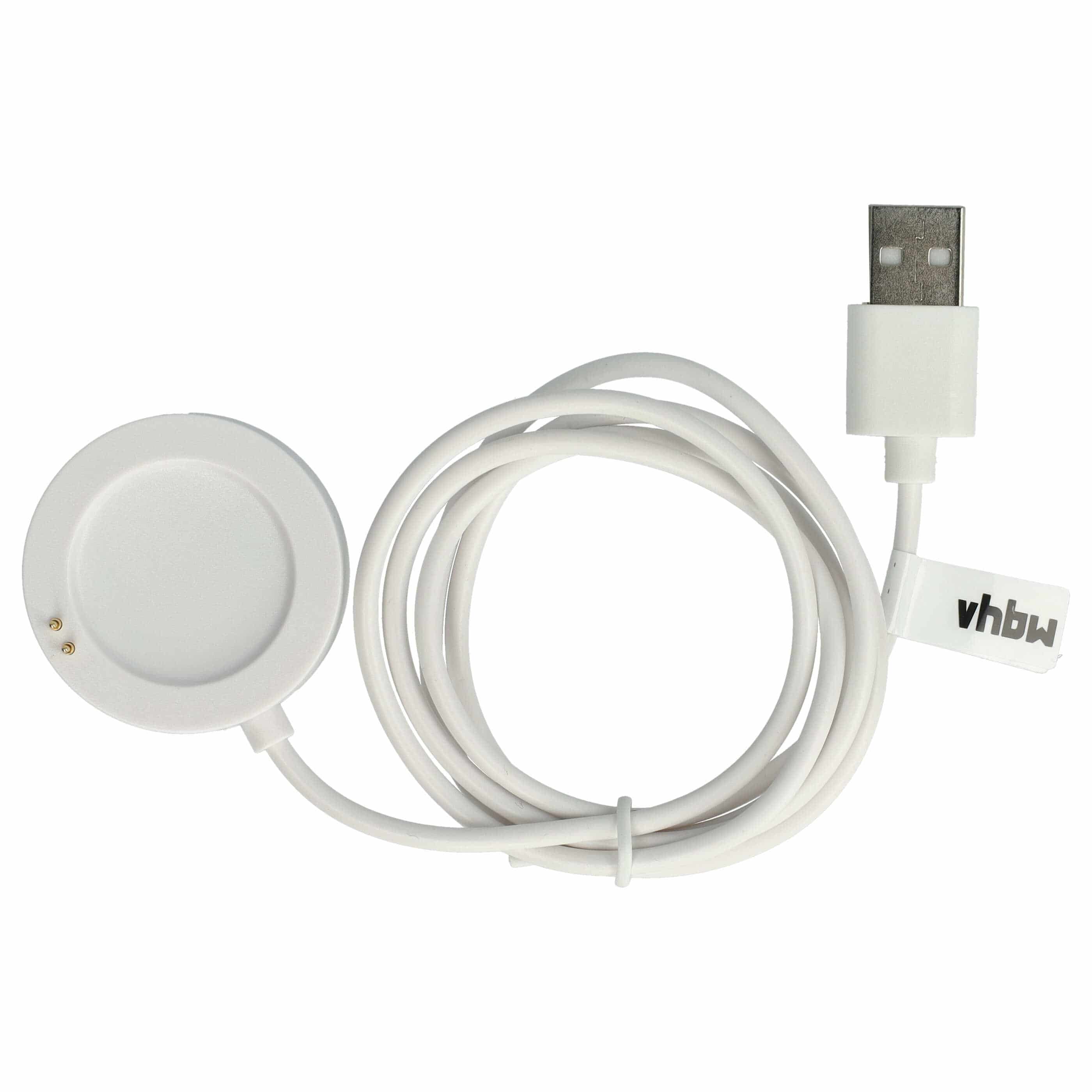 USB Charging Station suitable for Xiaomi Watch S2 42mm, 46mm Smartwatch - 102 cm, white