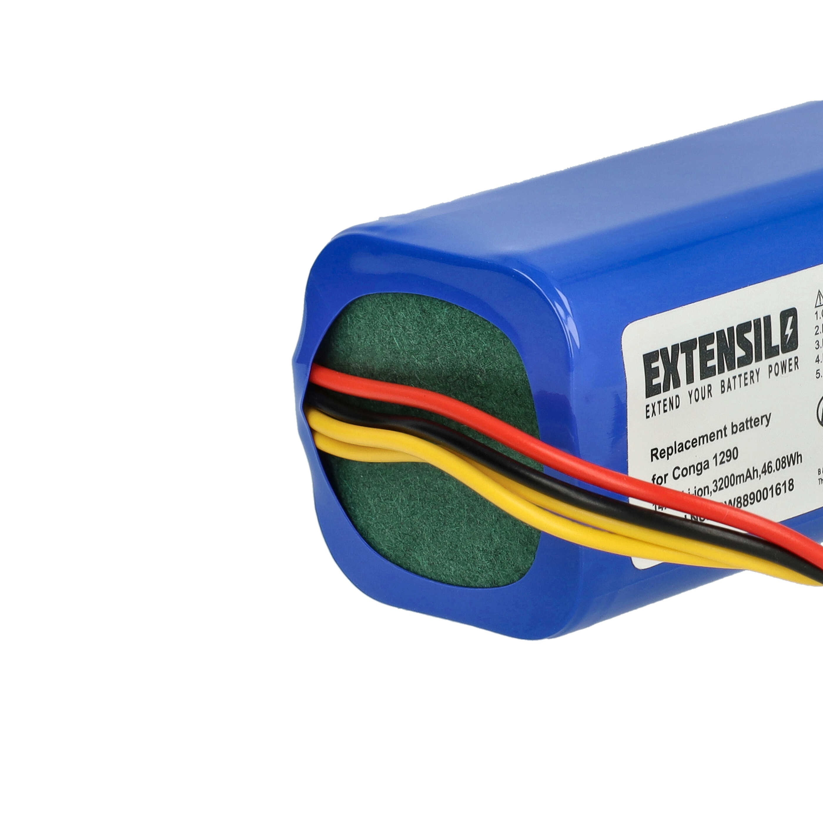 Batteria sostituisce BLAUPUNKT 6.60.40.04-0, 6.60.40.05-0 per robot aspiratore - 3200mAh 14,4V Li-Ion