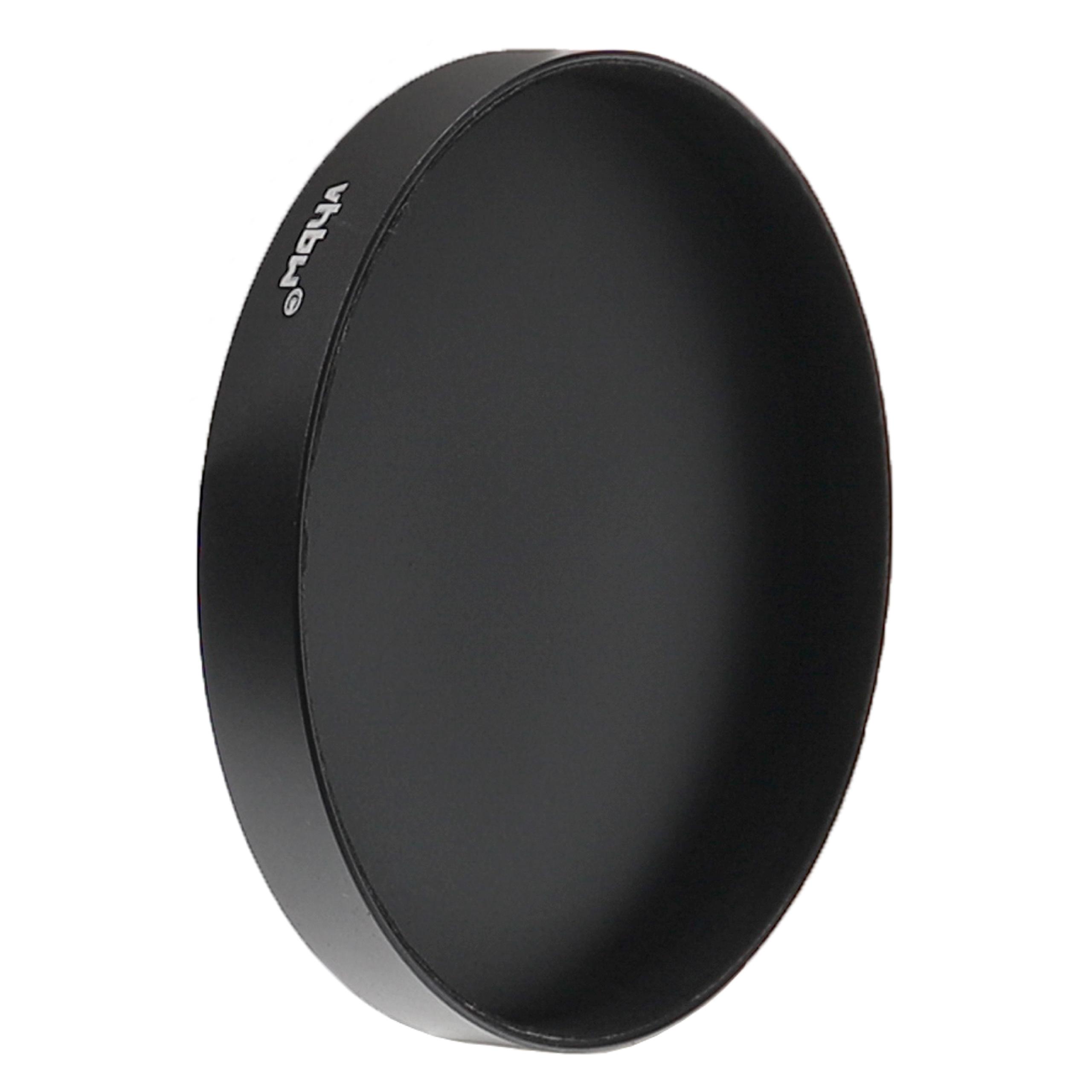 Bouchon d'objectif 95 mm - aluminium (anodisé) / intérieur flanelle, noir-mat