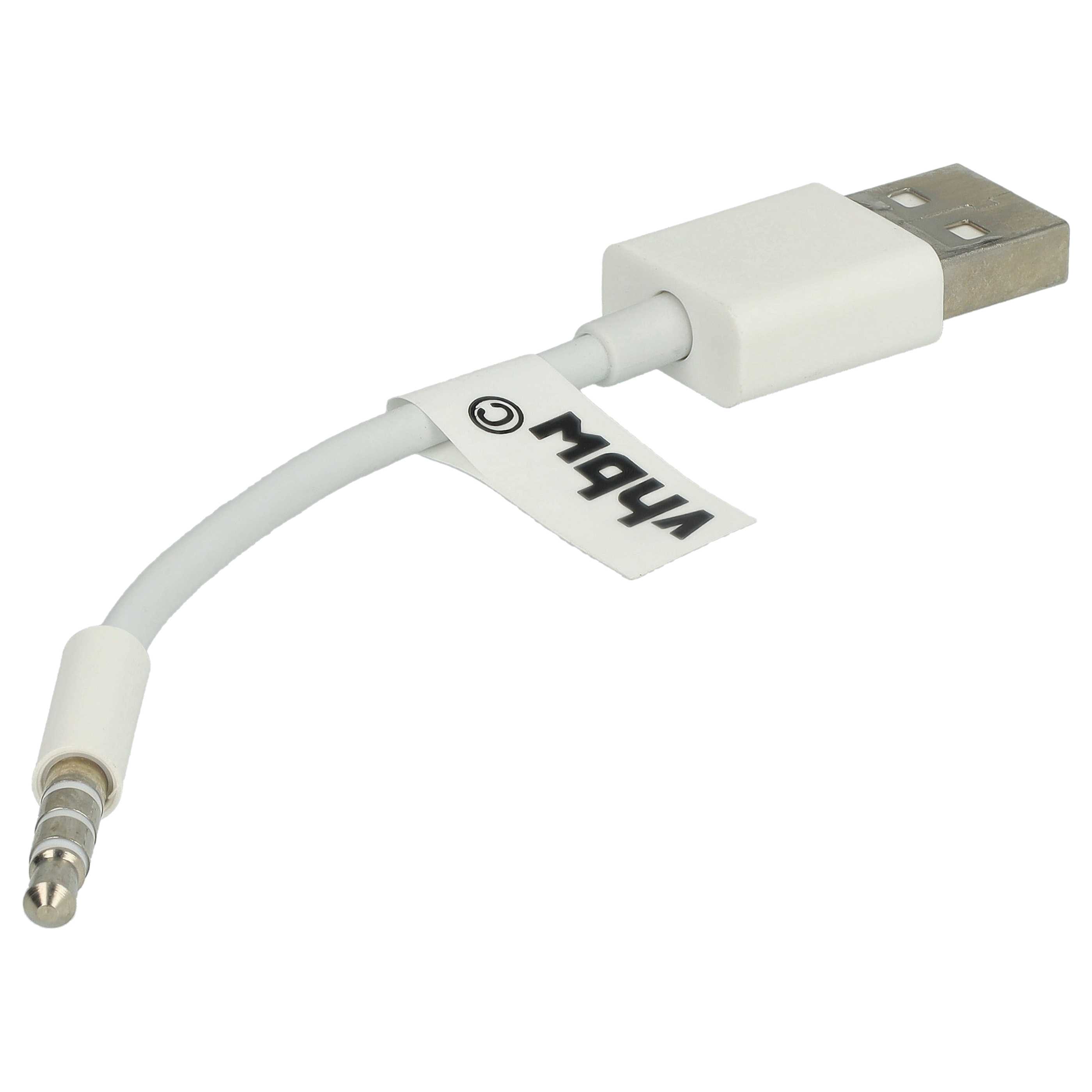 USB Data Cable Charging Cable suitable for Dr. Dre / Apple IPod Shuffle etc., 10 cm
