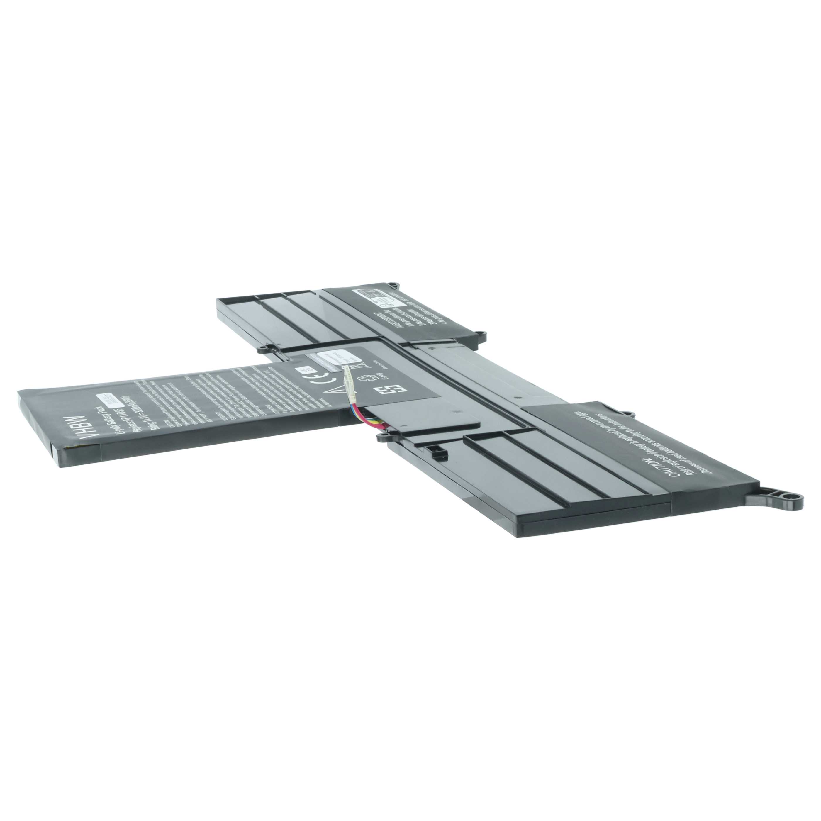 Akumulator do laptopa zamiennik Acer 3ICP5/65/88, 3ICP5/67/90, AP11D3F, AP11D4F - 3000 mAh 11,1 V LiPo, czarny