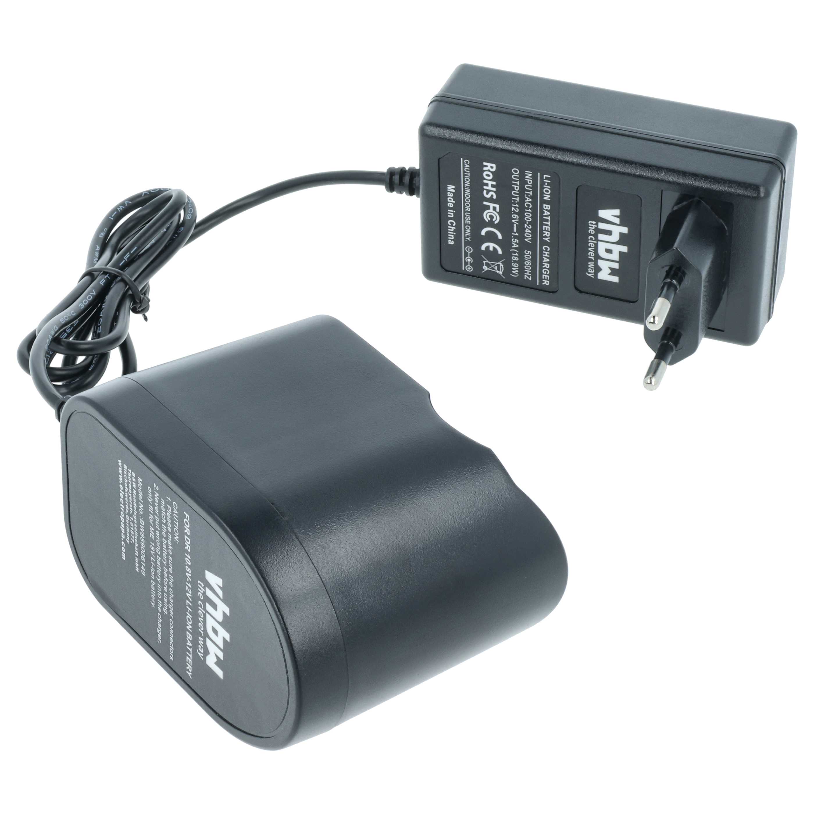 Charger suitable for Dremel 2.615.085.5JD, 26150855JD, 757-01, 855-02 Power Tool Batteries Li-Ion 18 V