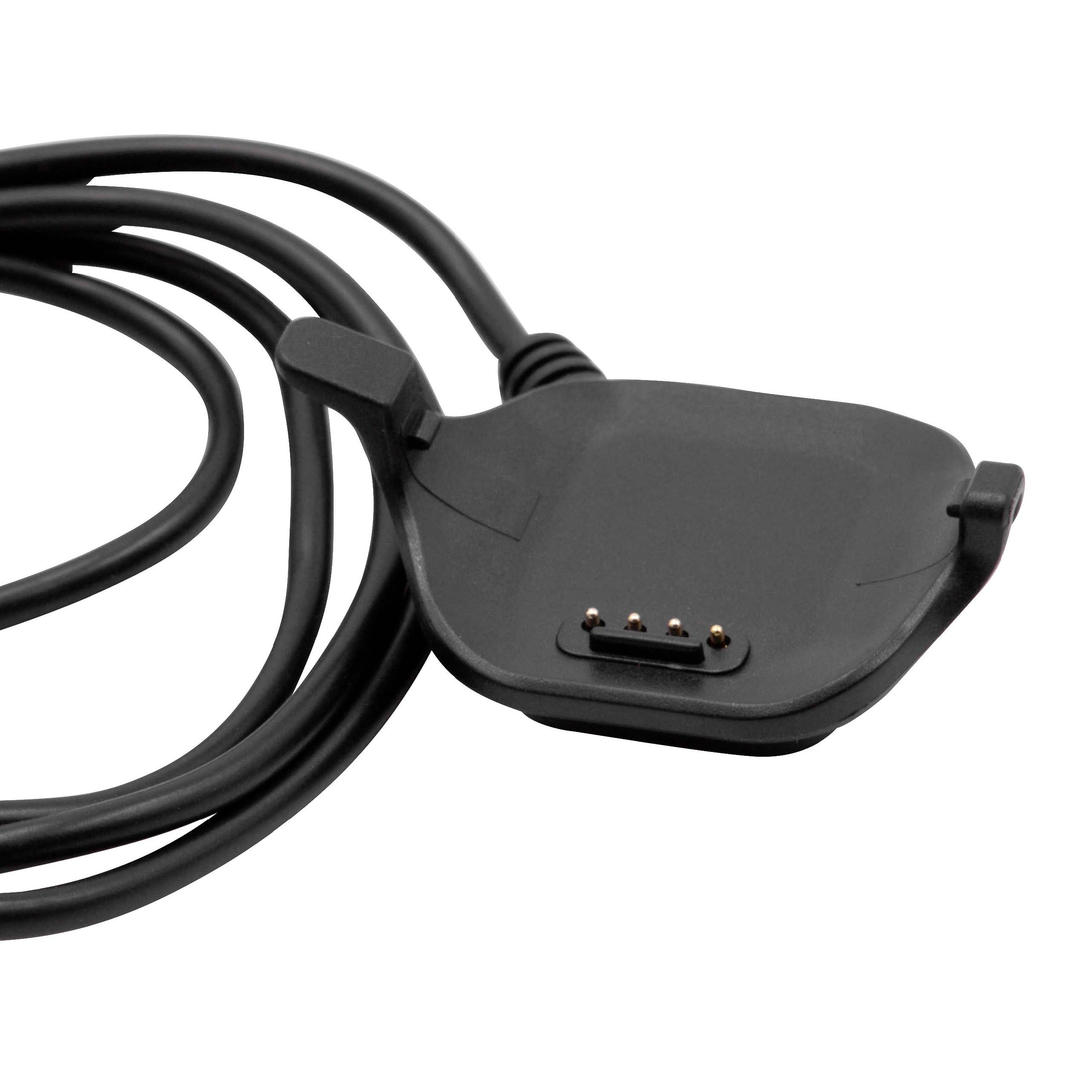 Charging Station suitable for Garmin Forerunner 25 (small) Fitness Tracker - 96 cm, USB Plug