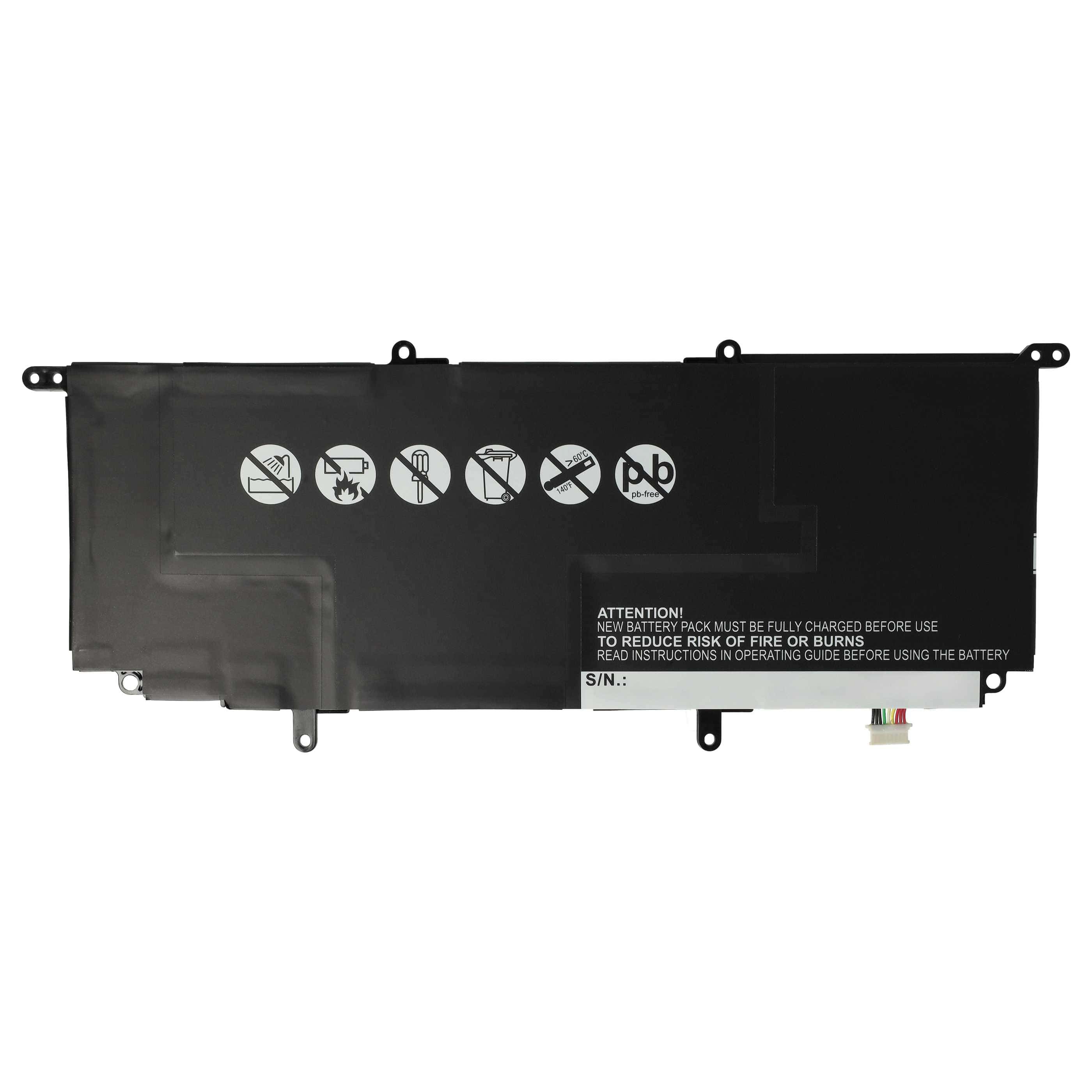 Akumulator do laptopa zamiennik HP 725607-001, 725497-1B1, 725497-1C1 - 2850 mAh 11,1 V LiPo, czarny