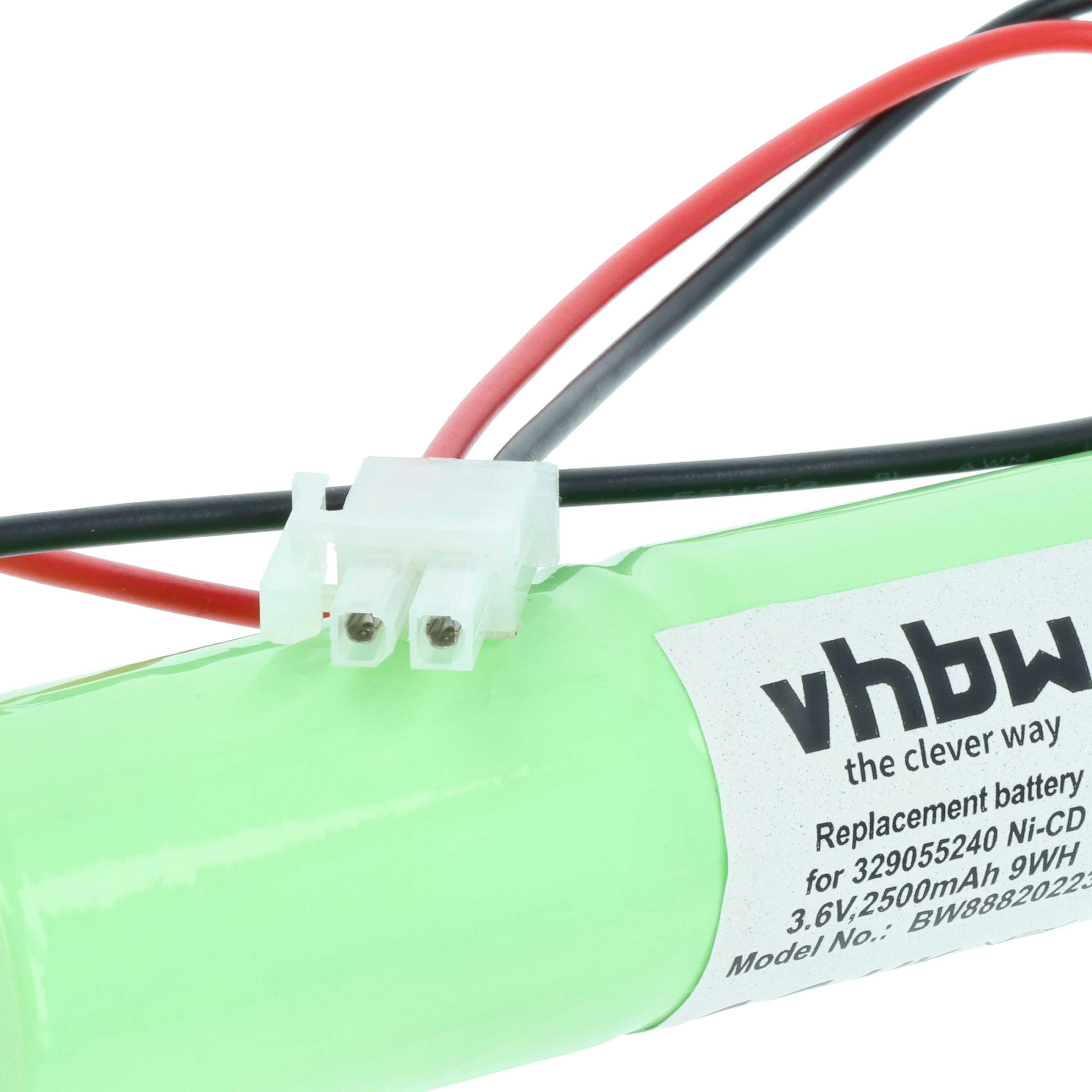 5x Akumulator do oświetlenia awaryjnego zamiennik BAES 329055240 - 2500 mAh 3,6 V NiCd
