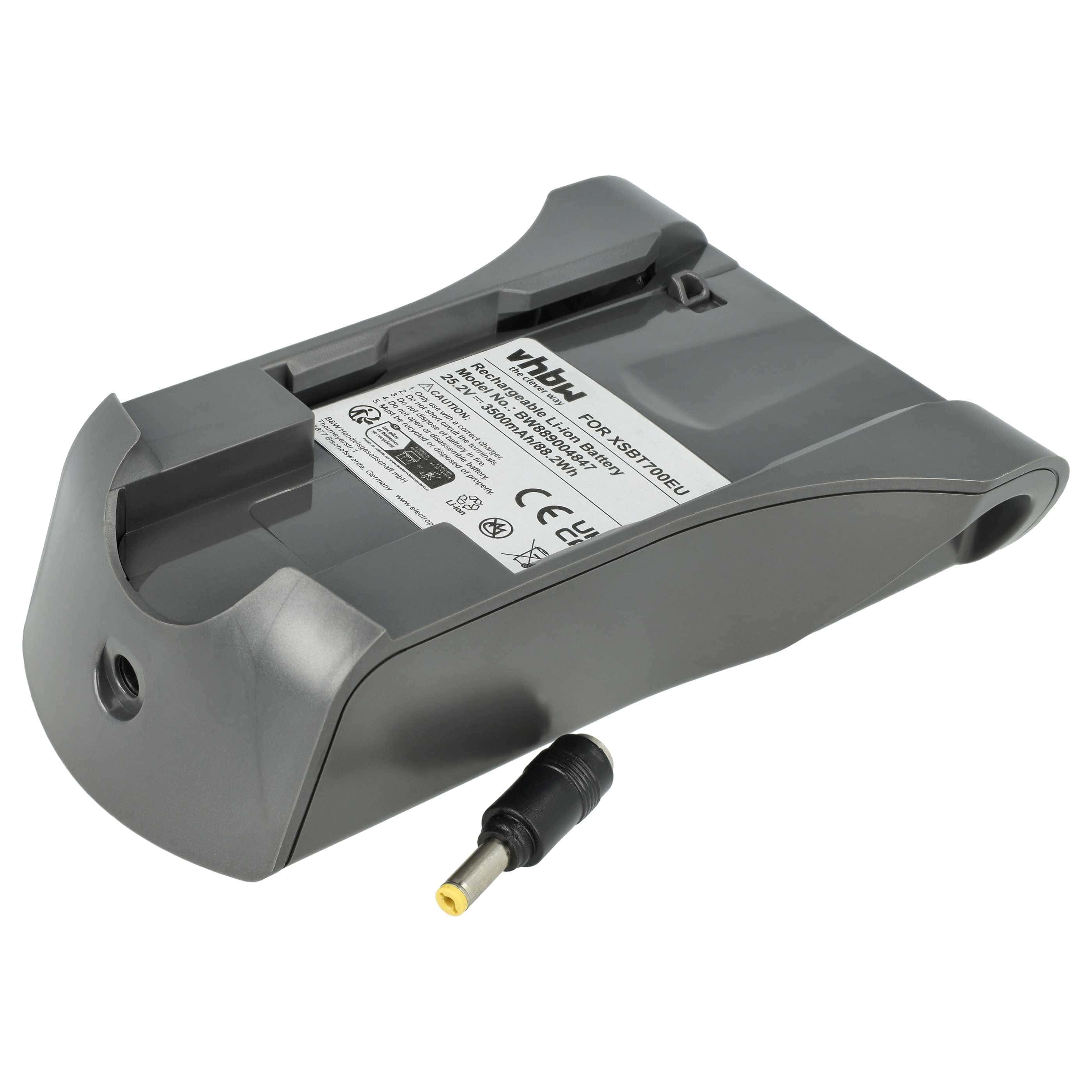 Battery replaces Shark XSBT700EU for Shark 3500mAh, 25.2V, Li-Ion