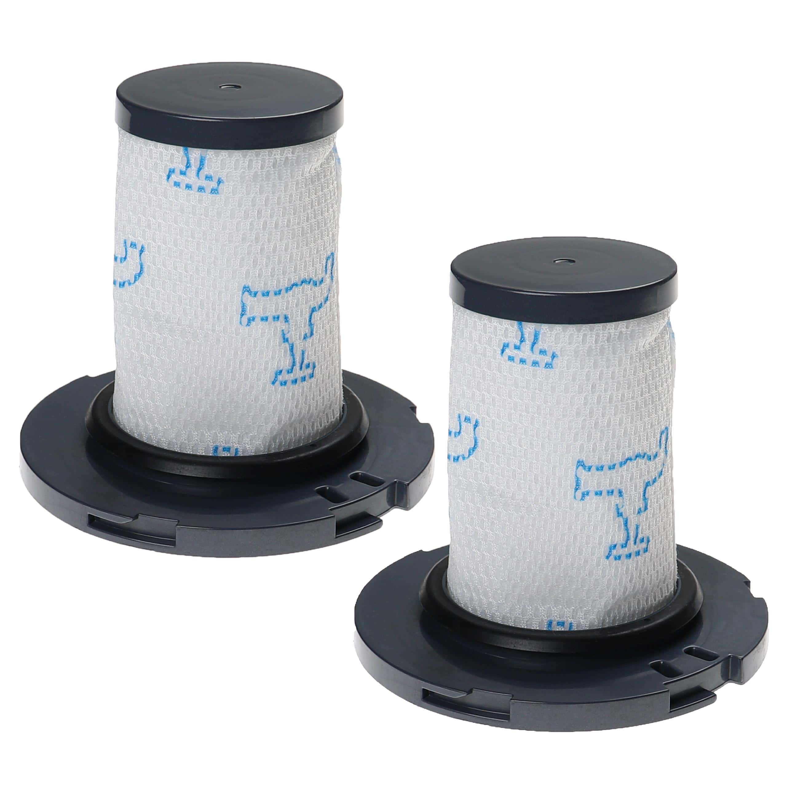 2x separator filter replaces Rowenta ZR009007 for Rowenta Vacuum Cleaner