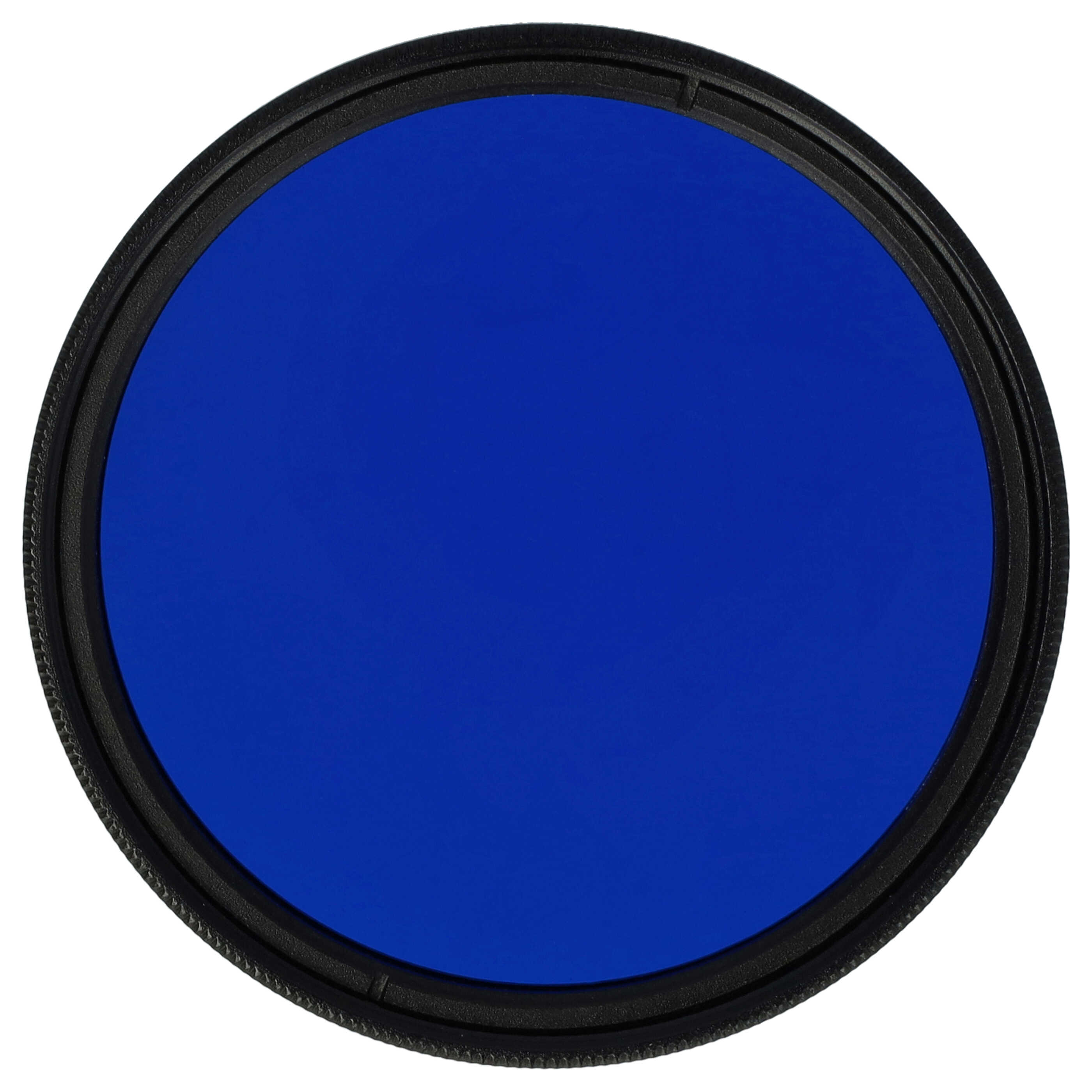 Filtro colorato per obiettivi fotocamera con filettatura da 49 mm - filtro blu
