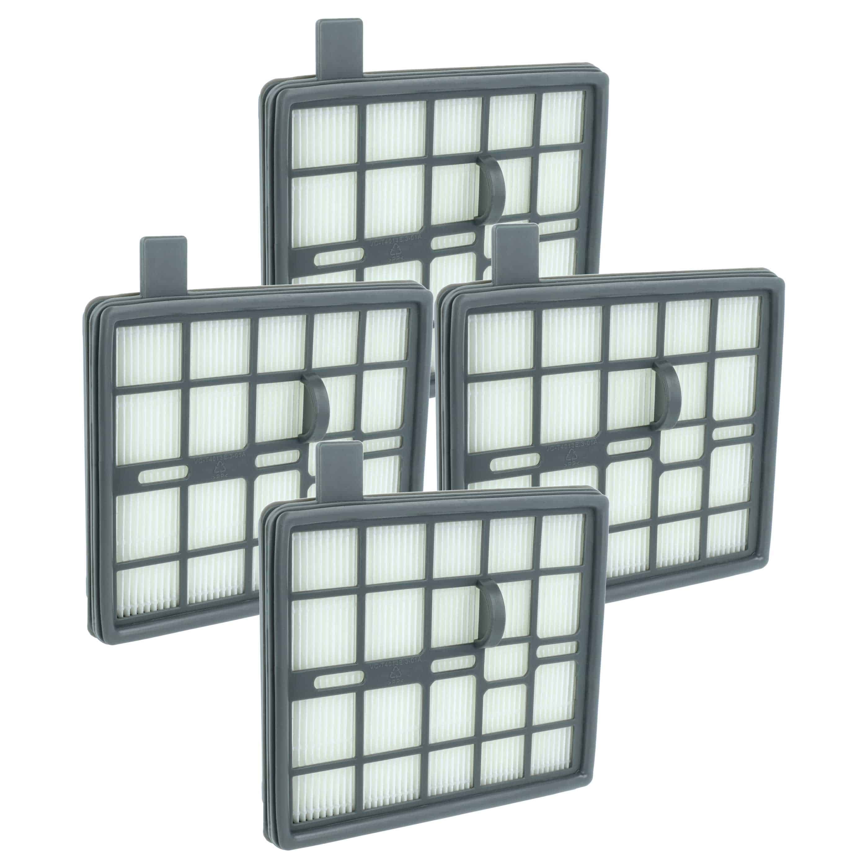 4x Filter replaces Nilfisk 12404730 for Zelmer Vacuum Cleaner