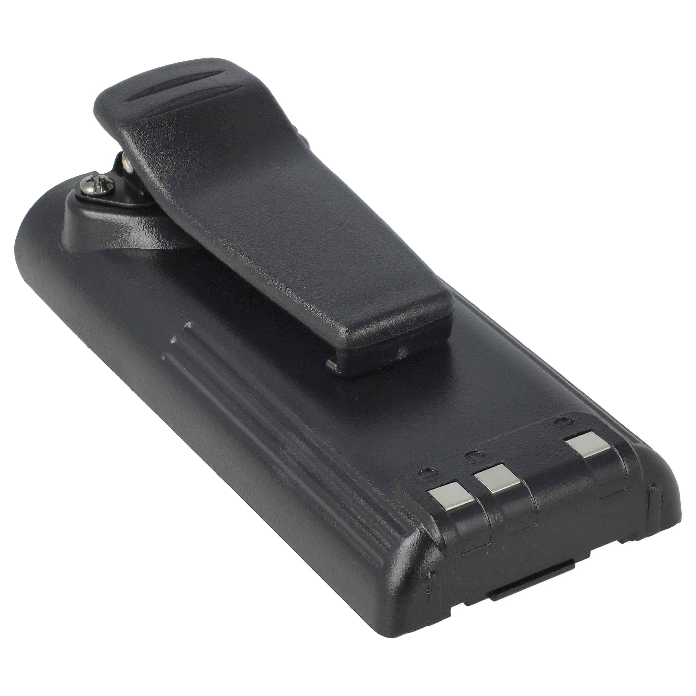 Radio 2x Battery replaces Icom BP-210N, BP-211, BP-210, BP-209N, BP-209 - 1650 mAh 7.2 V NiMH + Belt Clip