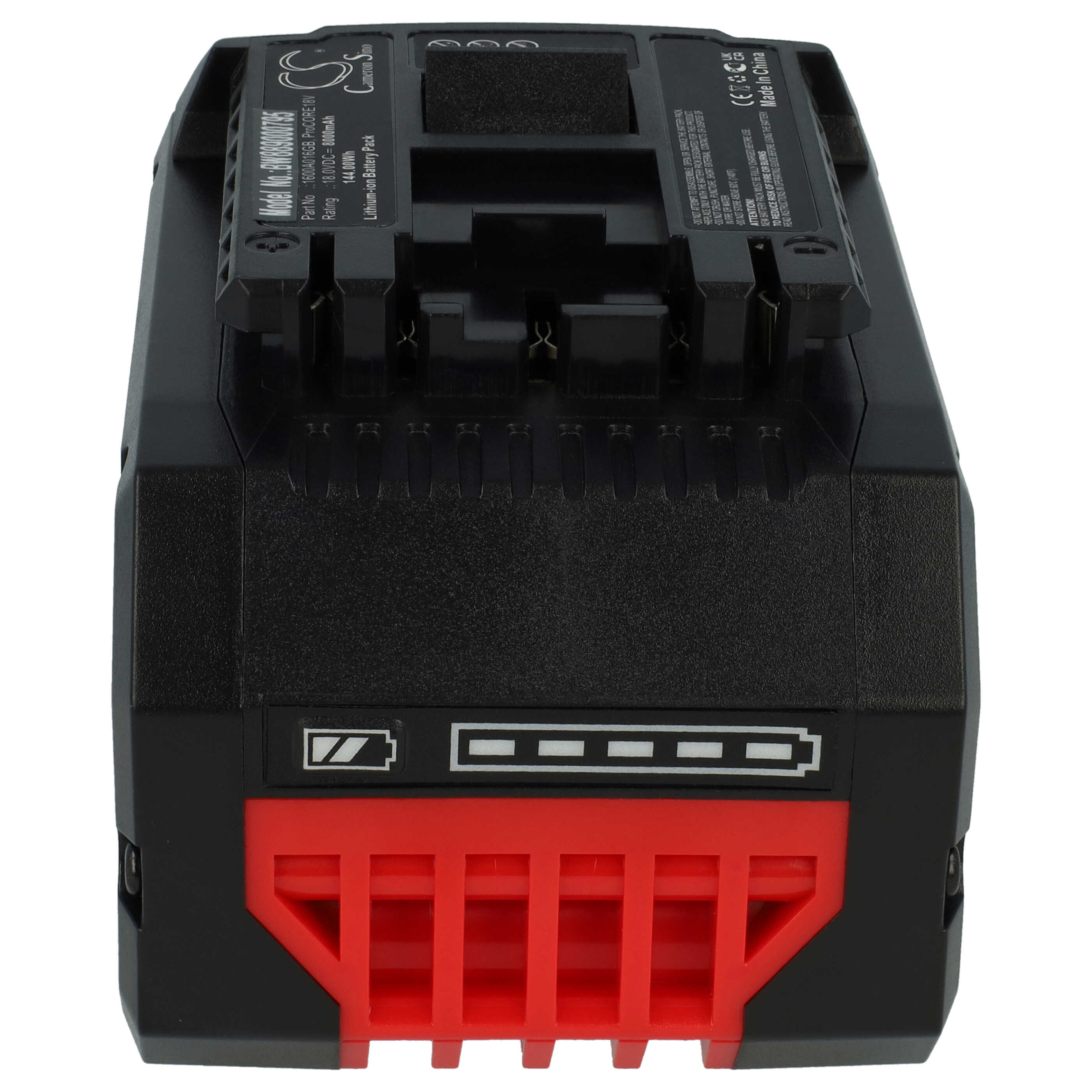 Battery replaces AMP Share 18 V Electric Power Tool - 8000 mAh, 18 V, Li-Ion
