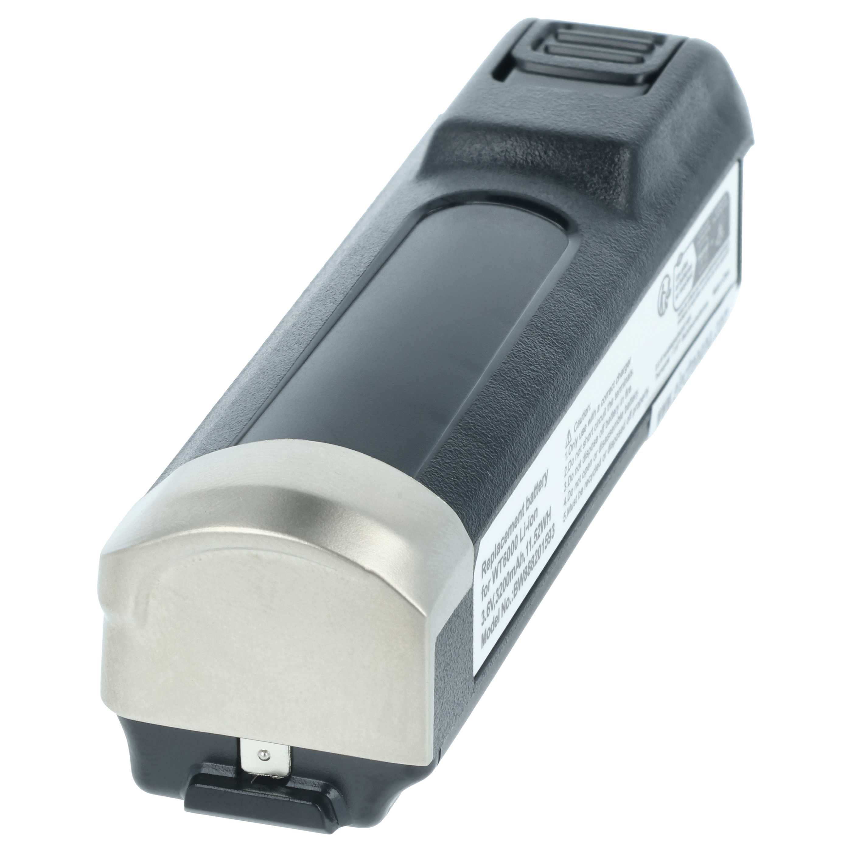 2x Batteria sostituisce Zebra BTRY-NWTRS-50MA-01 per barcode scanner Zebra - 3200mAh 3,6V Li-Ion