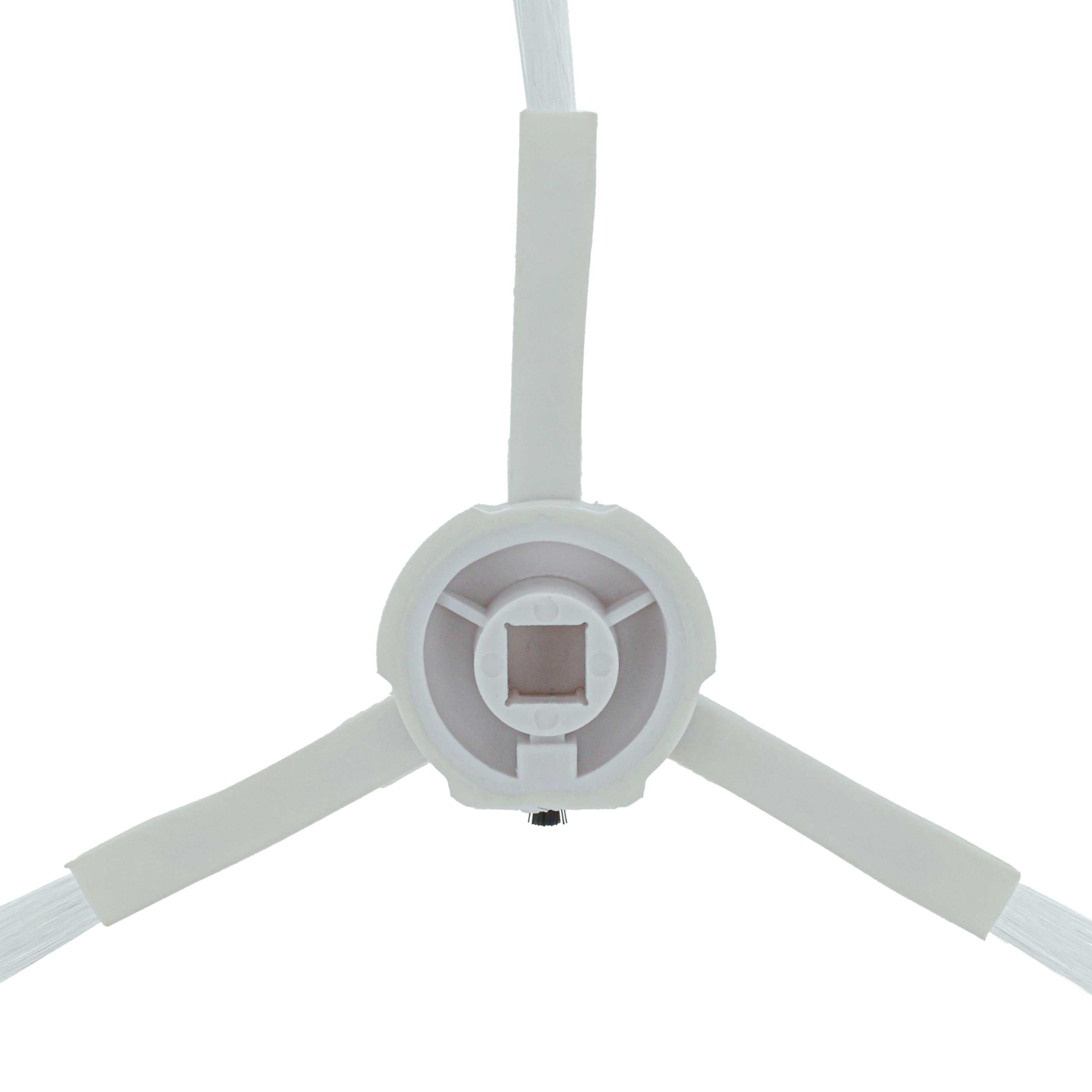 4x Side Brush suitable for Dreame, Xiaomi Mijia 1C Robot Vacuum Cleaner etc. - 3-armed, white