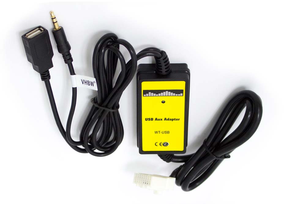 Cable adaptador audio para Mazdaaño de fabr. 2002-11 Mazda radio auto - USB