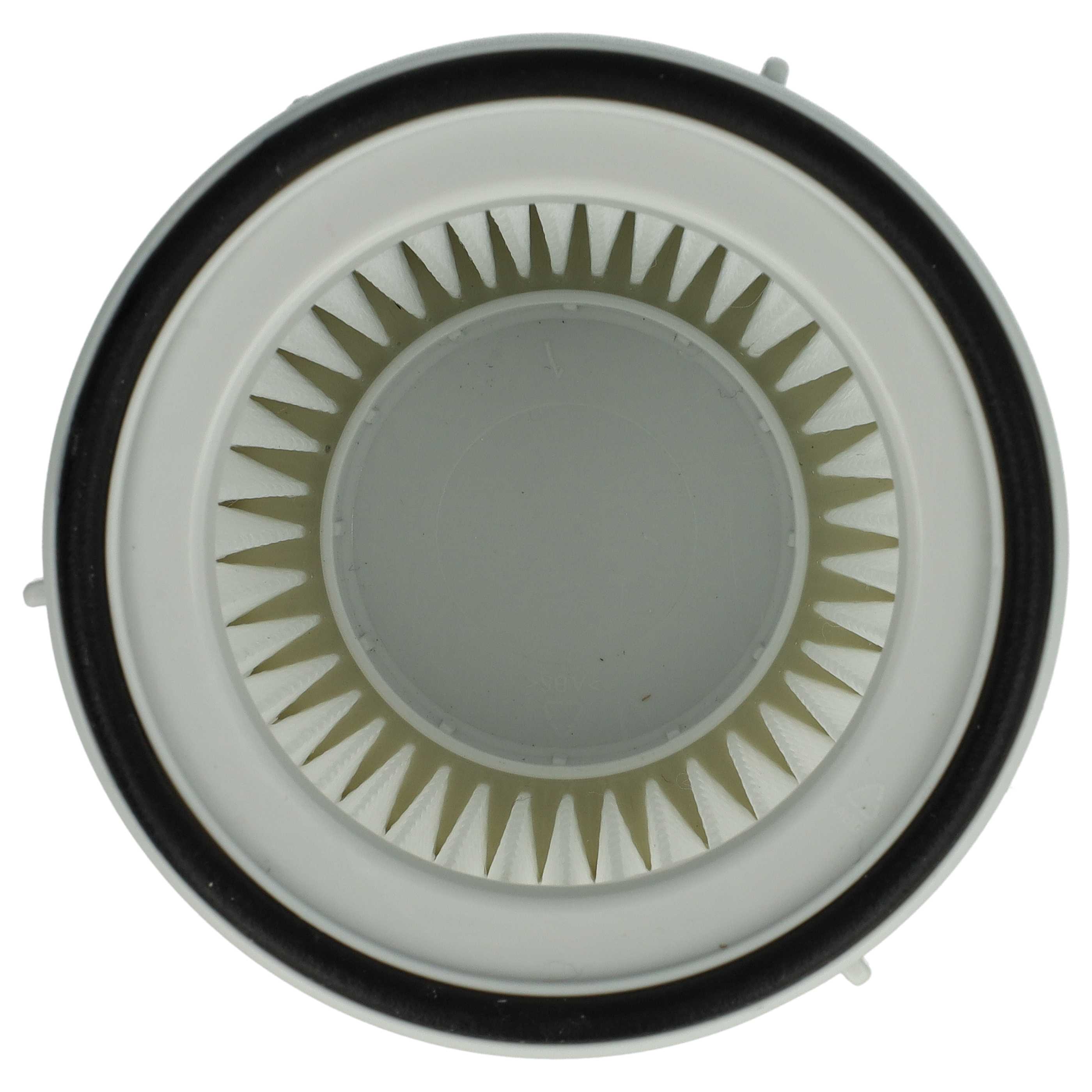 3x Filterfilter replaces Black & Decker FVF100 for Black & Decker Vacuum Cleaner, black / white