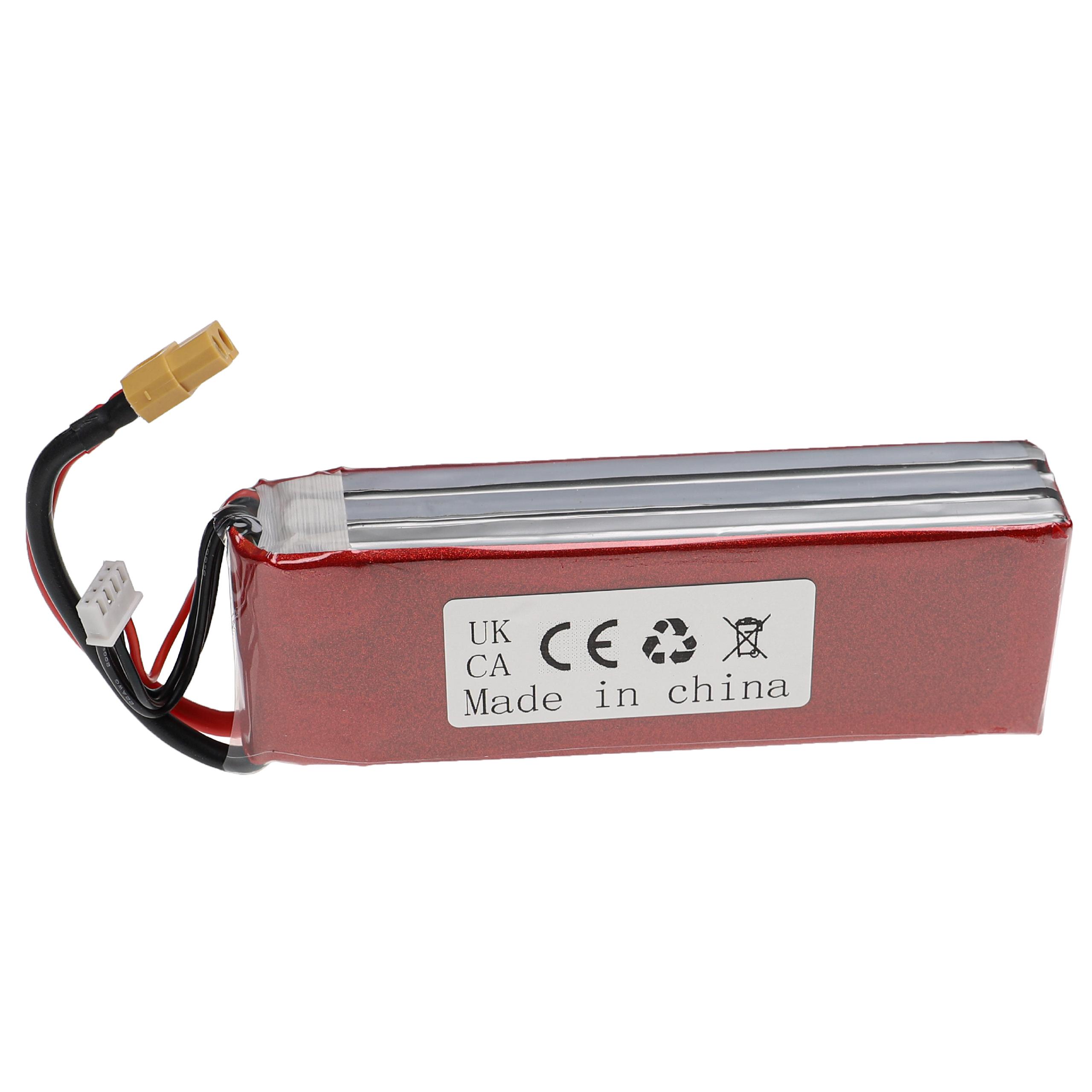 Batterie modèle radio-télécommandé - 6000mAh 11,1V Li-polymère, XT60