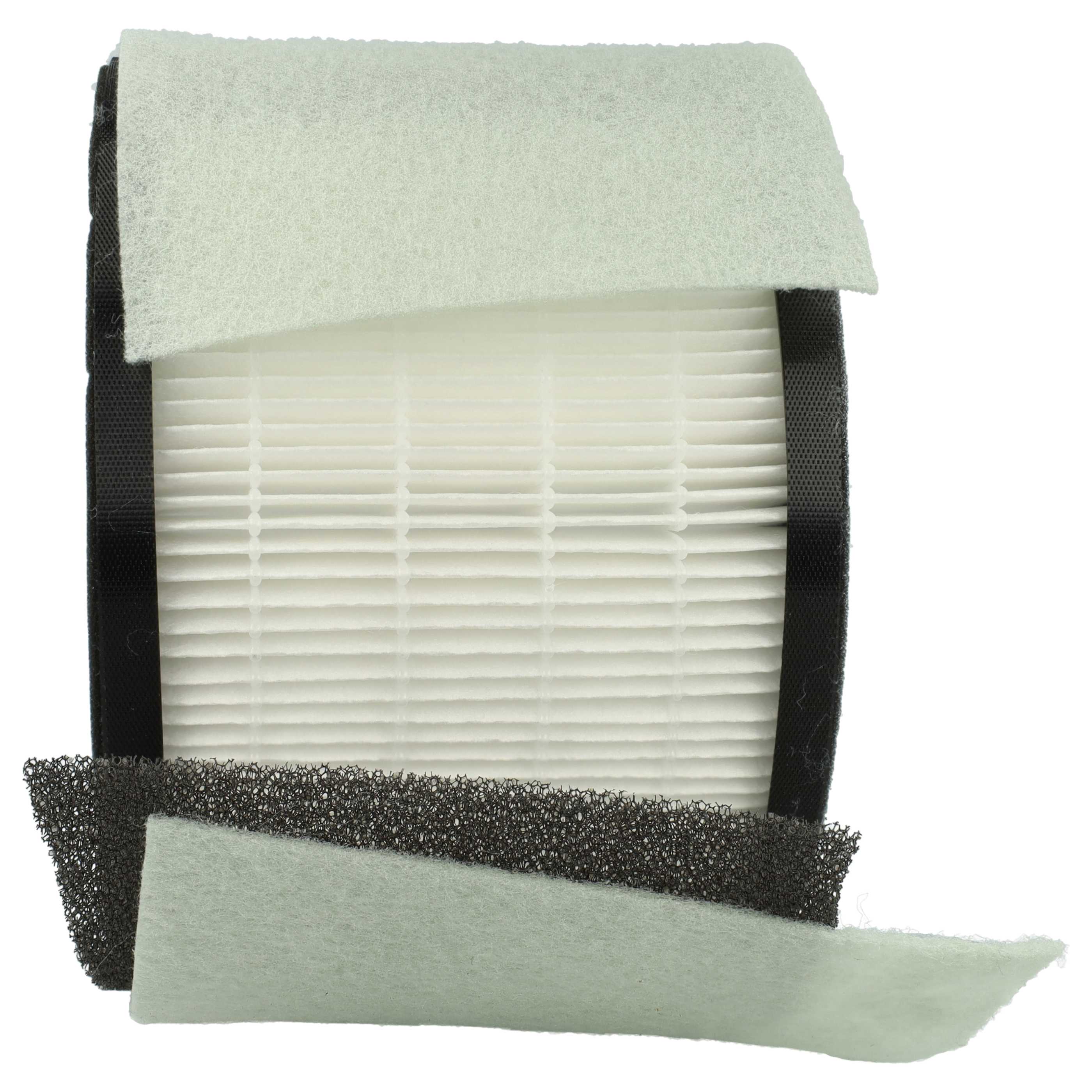 4x Filter as Replacement for Leitz 2415142, 2415107 - Pre Filter + HEPA + Activated Carbon