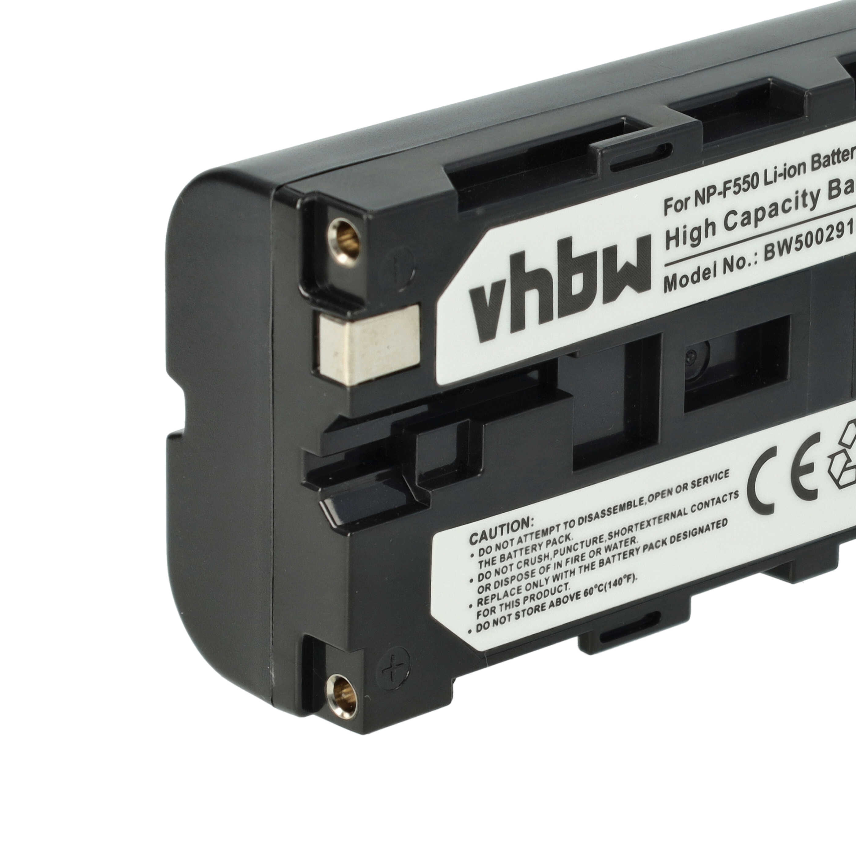 Videocamera 3x Battery replaces Sony NP-530, NP-F530, NP-F330, NP-930, NP-F550, NP-730 - 1800 mAh 7.2 V Li-Ion