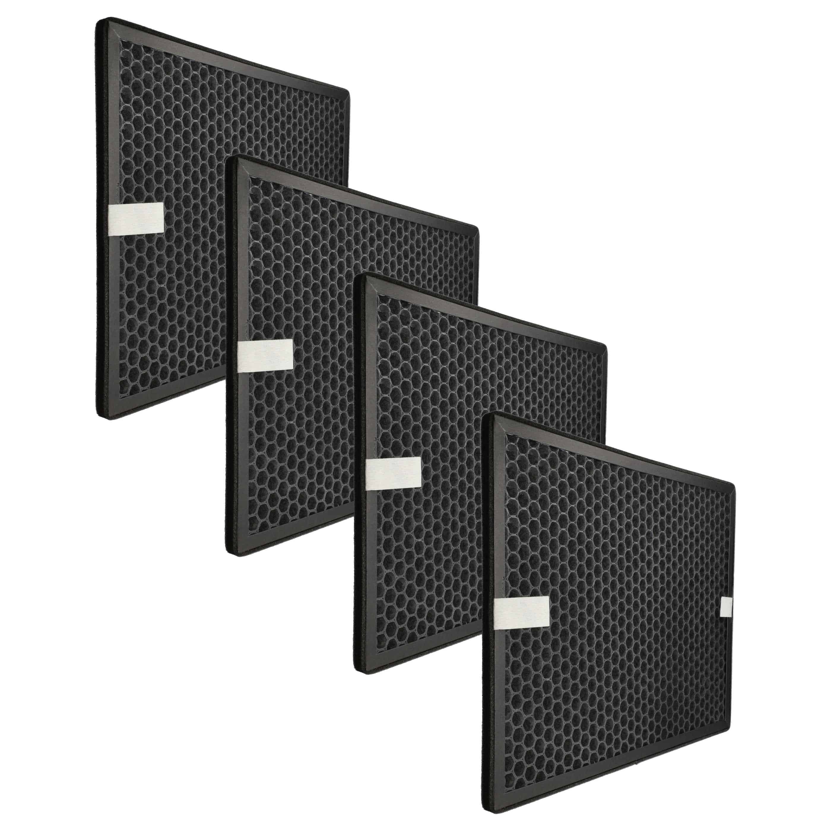 4x Activated Carbon Filter replaces Philips FY1413/30 for Philips Air Purifier - Air Filter