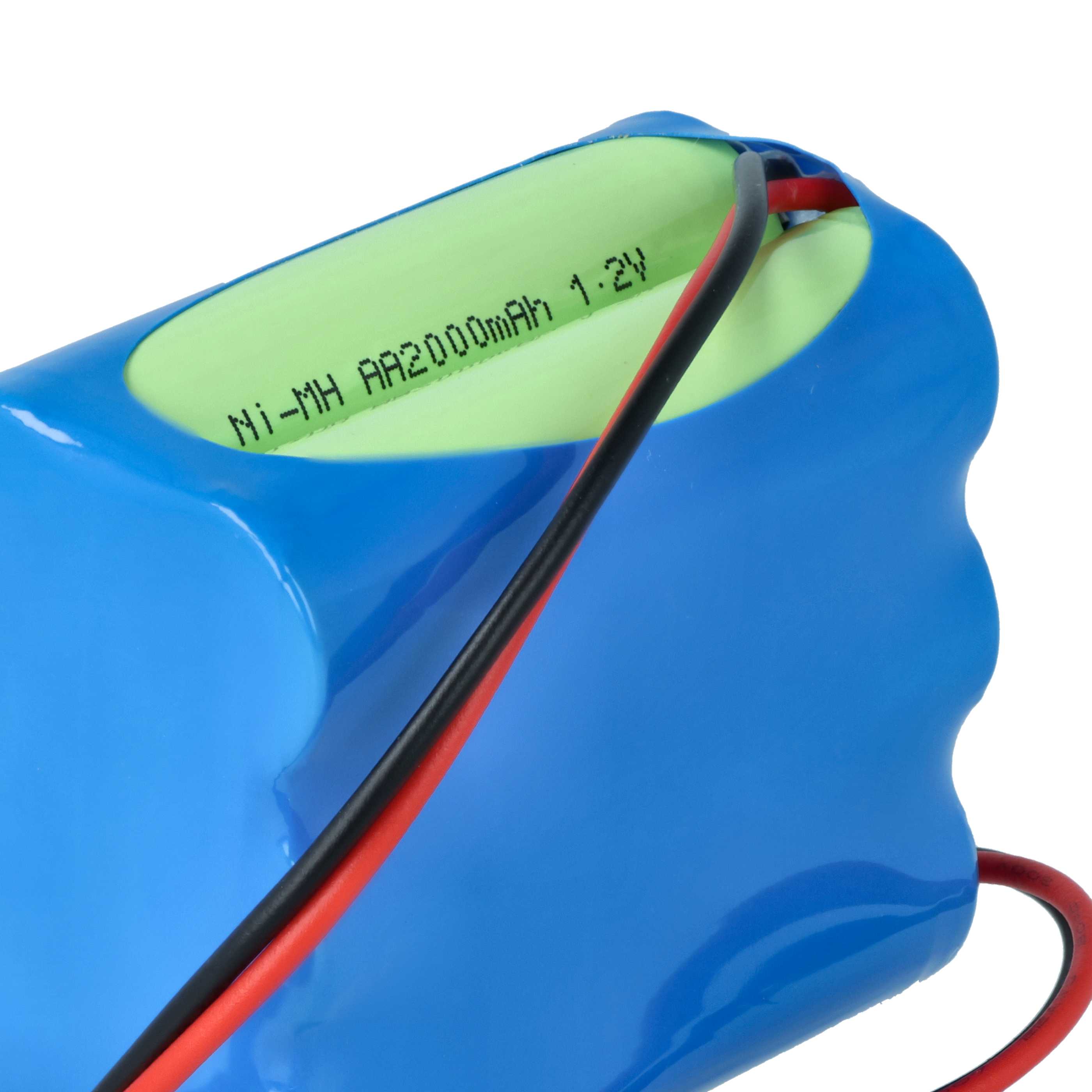 5x Batteries remplace BT GP100AAS6YMX, GP130AAM6YMX pour centrale d'alarme Visonic - 2000mAh 7,2V NiMH