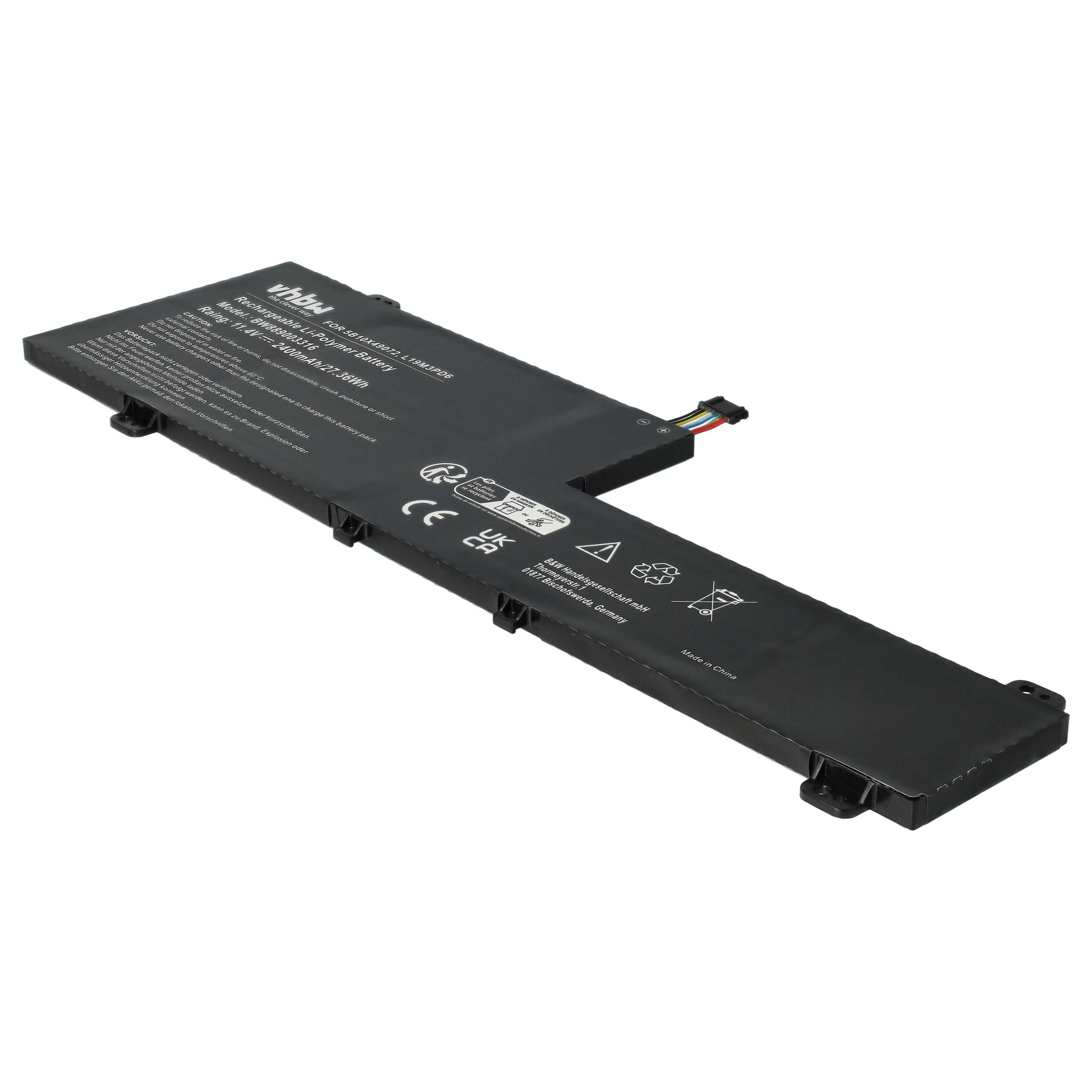 Akumulator do laptopa zamiennik Lenovo L19C3PD6, L19D3PD6, 5B10X49072, L19L3PD6 - 2400 mAh 11,4 V LiPo