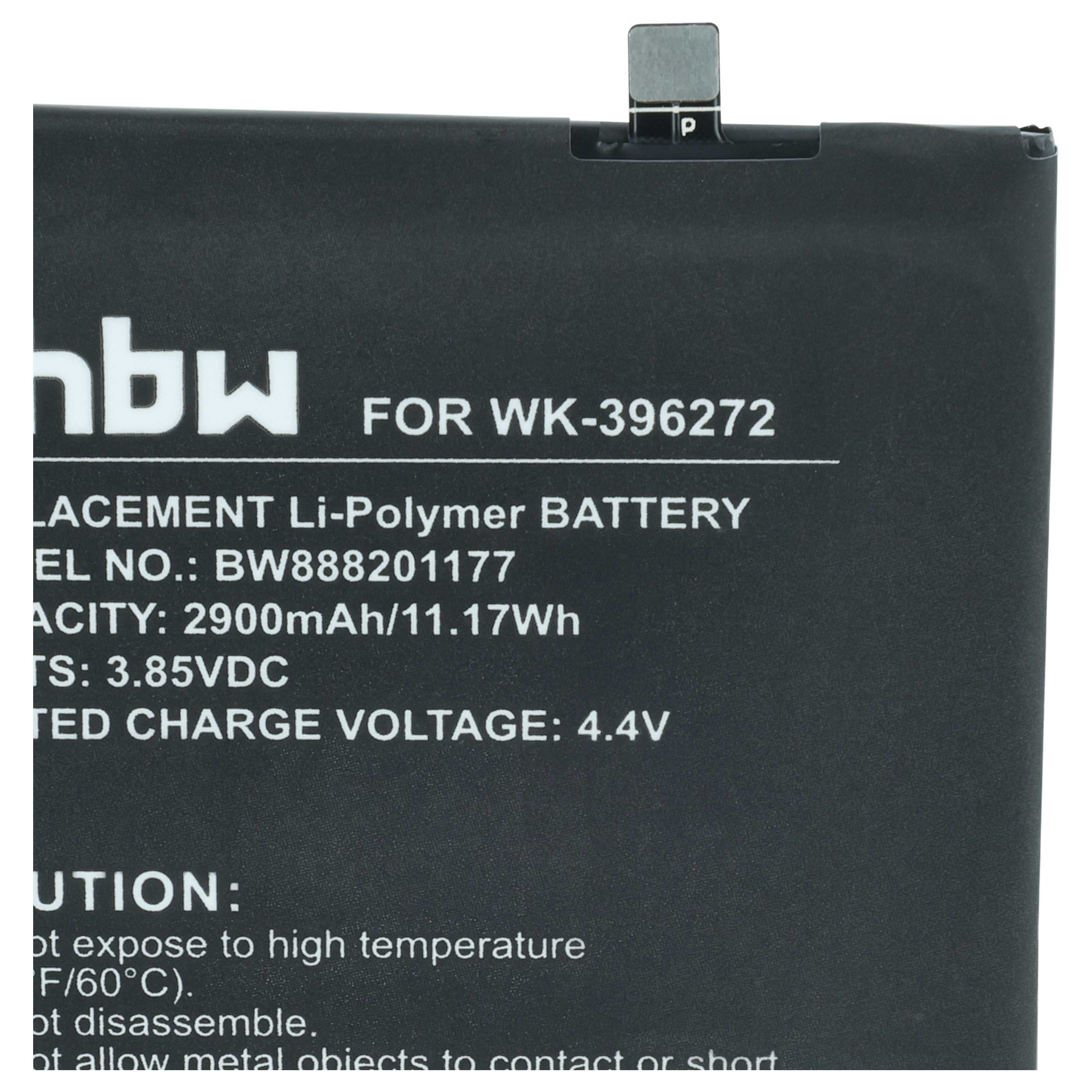 Akumulator do telefonu smartfona zamiennik Wiko BQ-5504, 396272, S104-AC8000-000 - 2900 mAh 3,85 V LiPo