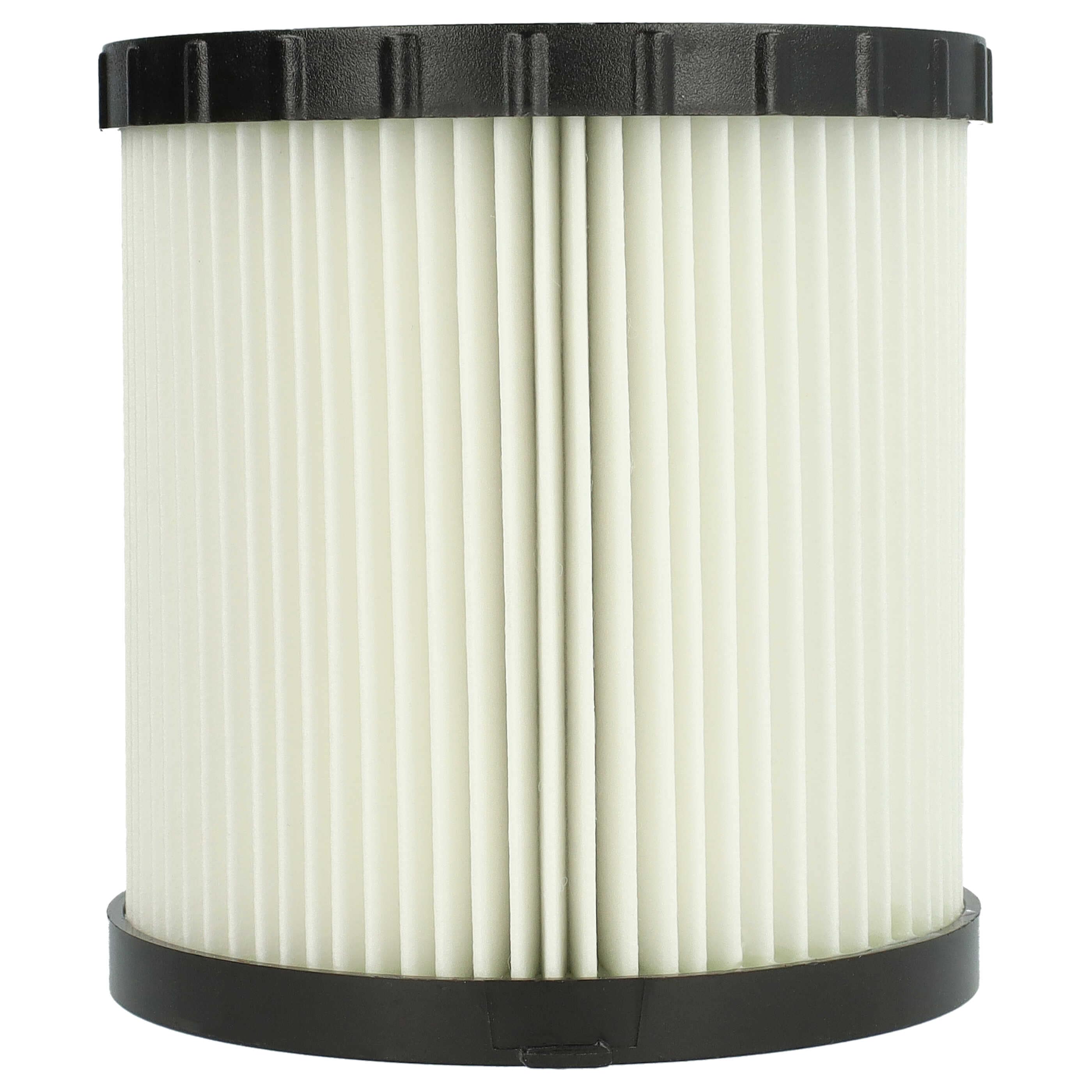 round filter replaces Dewalt DCV5801H, DCV5801H-XJ for Dewalt Vacuum Cleaner, black / white