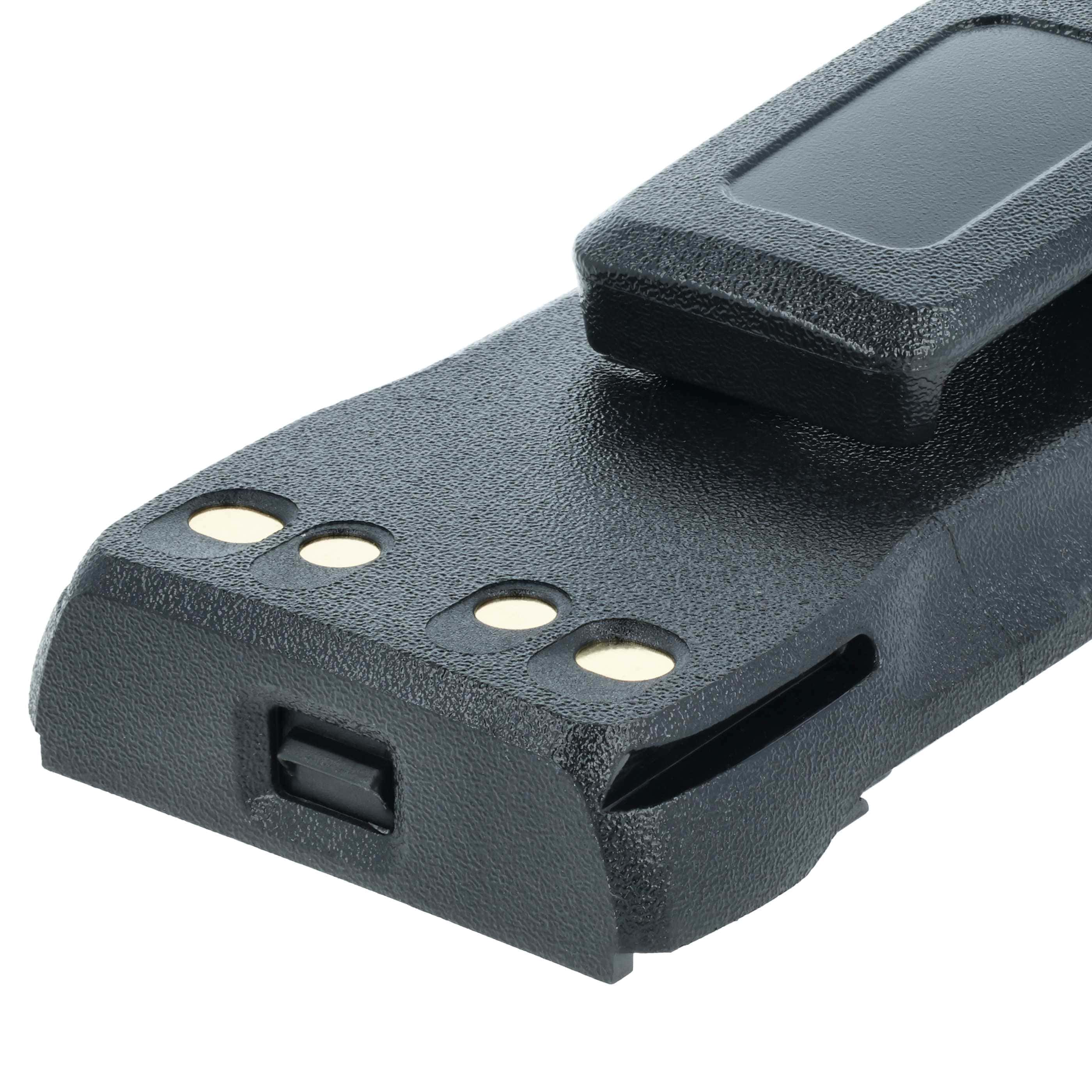 Radio Battery replaces Motorola PMNN4407A, PMNN4807, PMNN4807A, PMNN4407 - 2150 mAh 8.4 V Li-Ion + Belt Clip