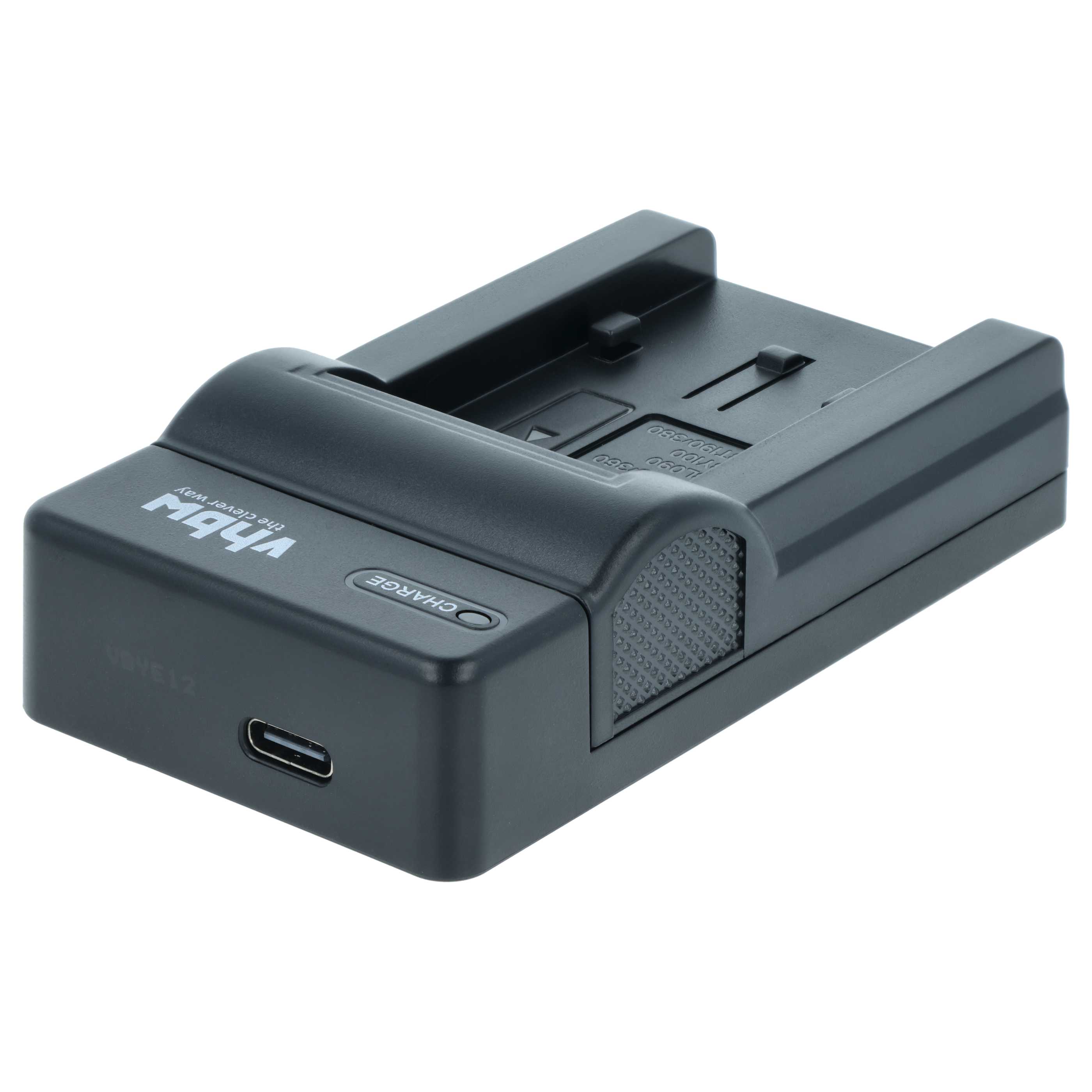 Caricabatterie USB-C + cavo USB-C per fotocamera Panasonic HC-250EB - 0,5 A