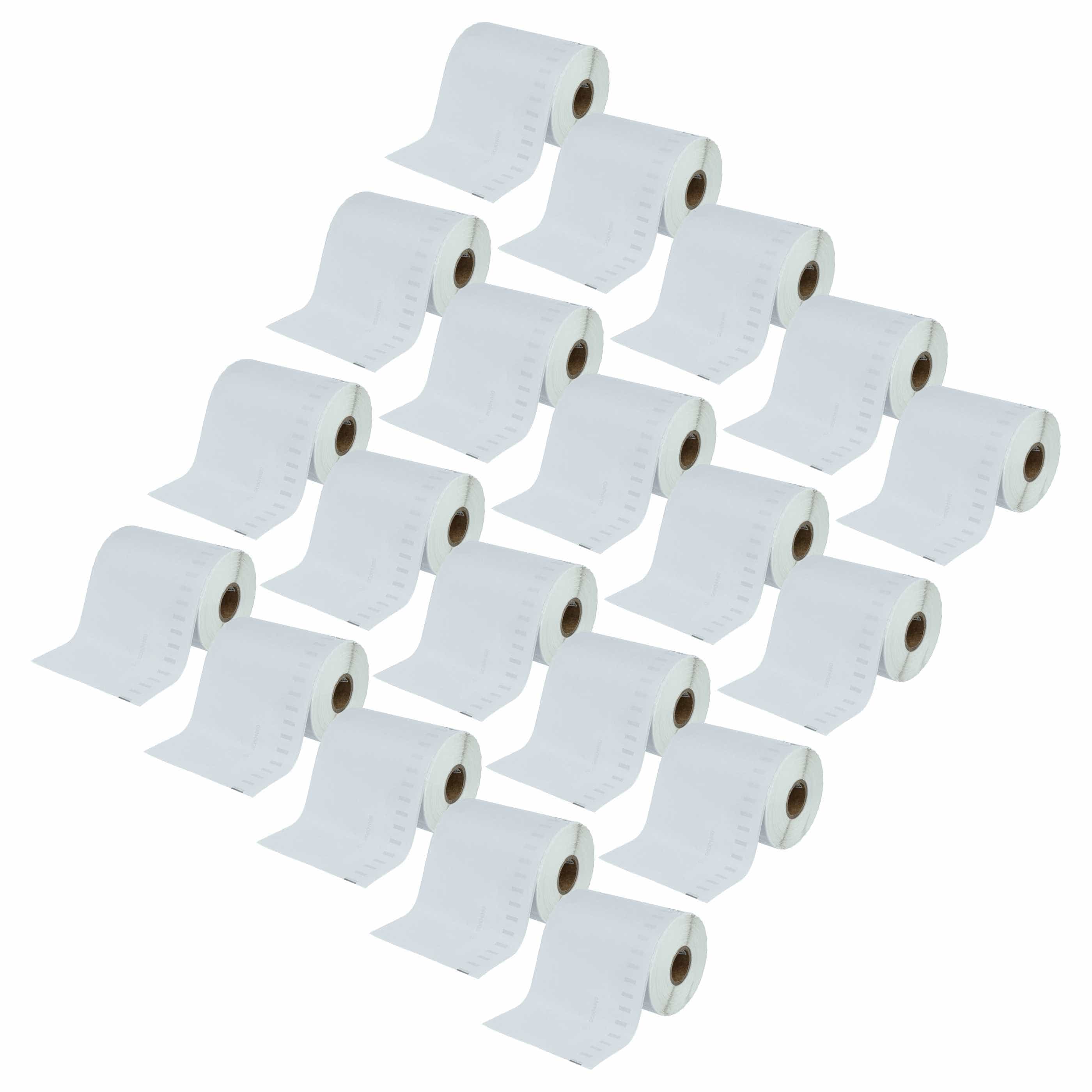 20x Etykiety do drukarki zam. Dymo S0904980 - 104 mm x 159 mm