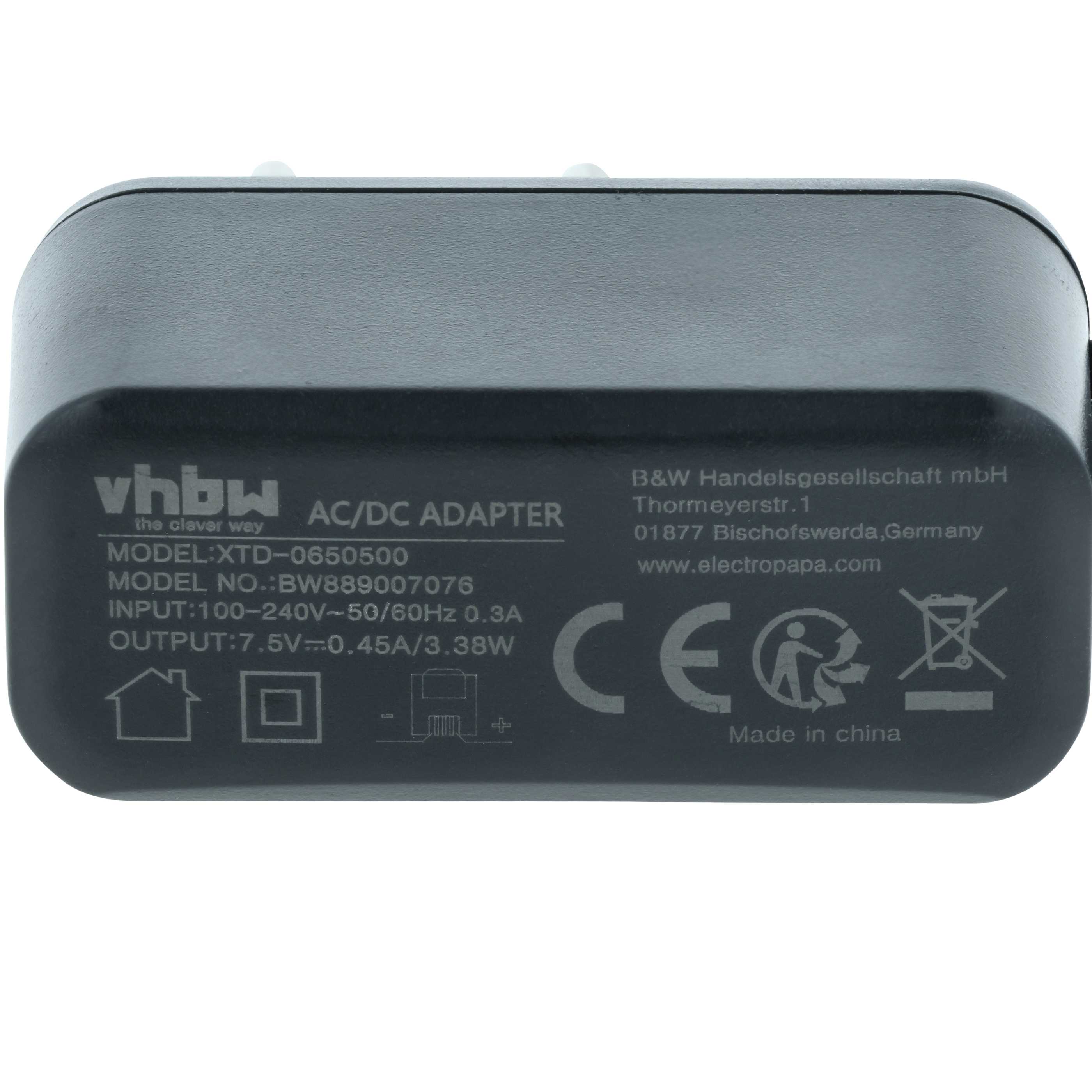 Mains Power Adapter replaces Alcatel 3BN67307AB Landline Telephone Charging Station - 190 cm