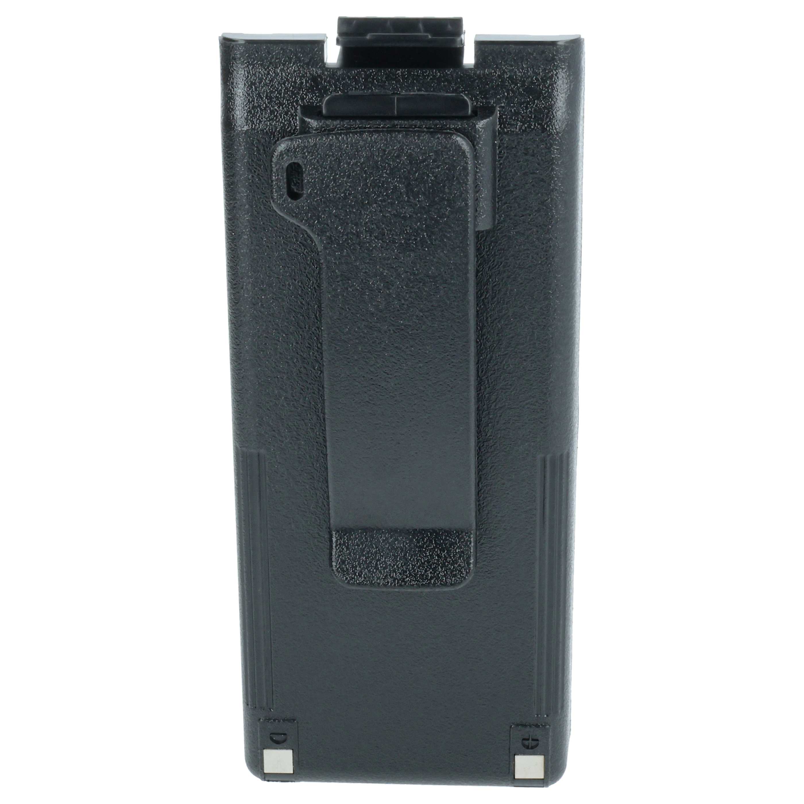 Radio 2x Battery replaces Icom BP-195, BP-196H, BP-196, BP-196R - 1650 mAh 9.6 V NiMH + Belt Clip