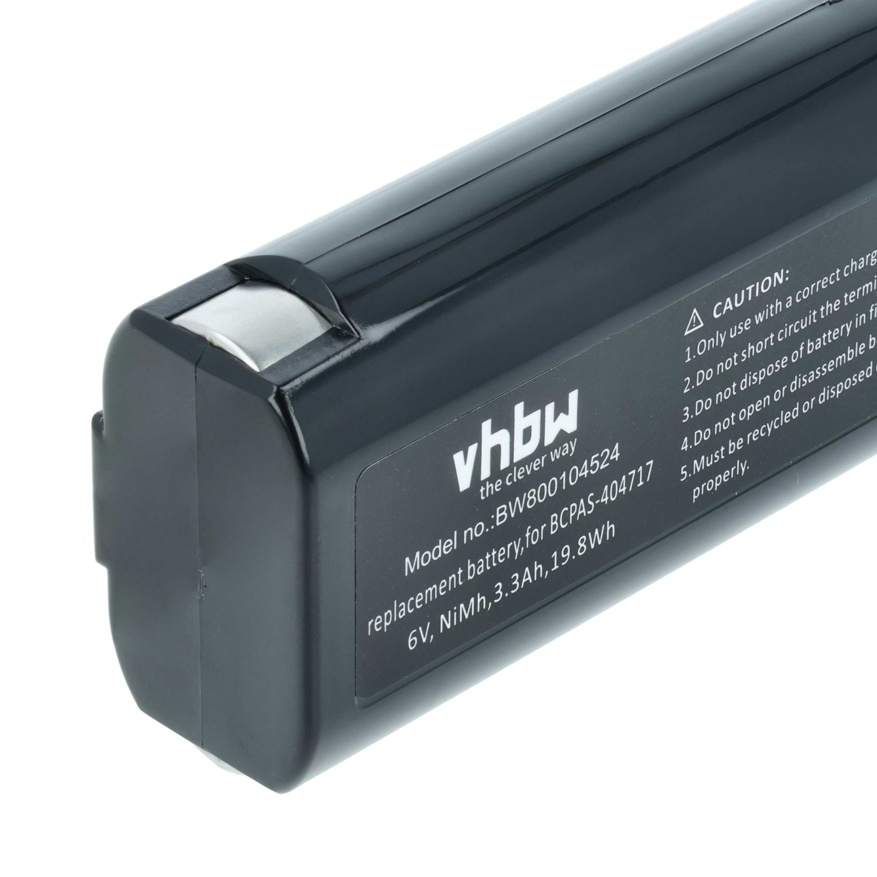 Battery replaces Paslode 900421, 900400, 900420, 404400, 404717 Electric Power Tool - 3300 mAh, 6 V, NiMH