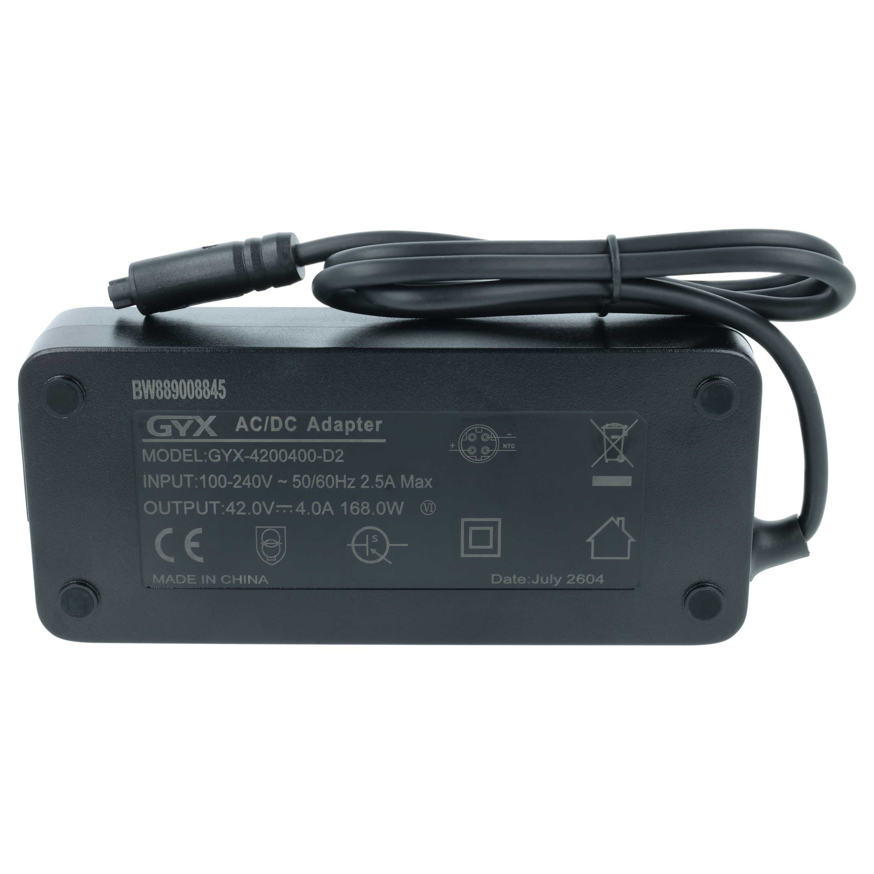 Chargeur remplace Yamaha 600/625, Pasc5 pour batterie e-bike prise