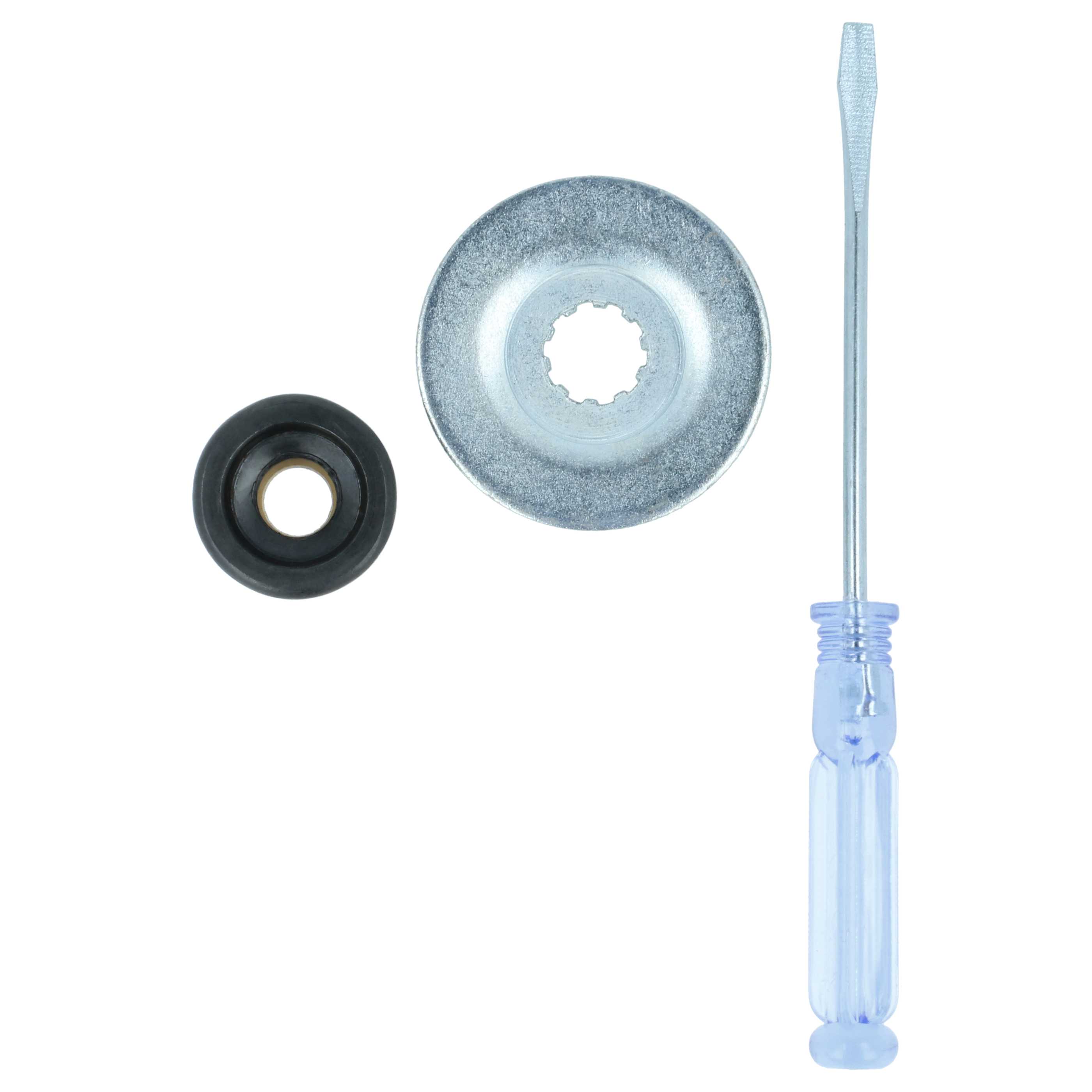 4 Part Fixing Set for Patio Weed Brush suitable for various Strimmers, Brushcutters